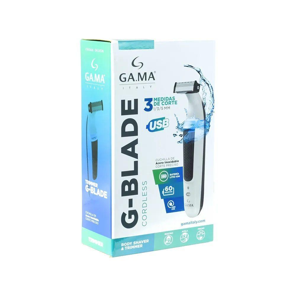 Afeitadora Cortapelo Gama Gblade Usb Cara Cuerpo Perfila Acero Inoxidable-5