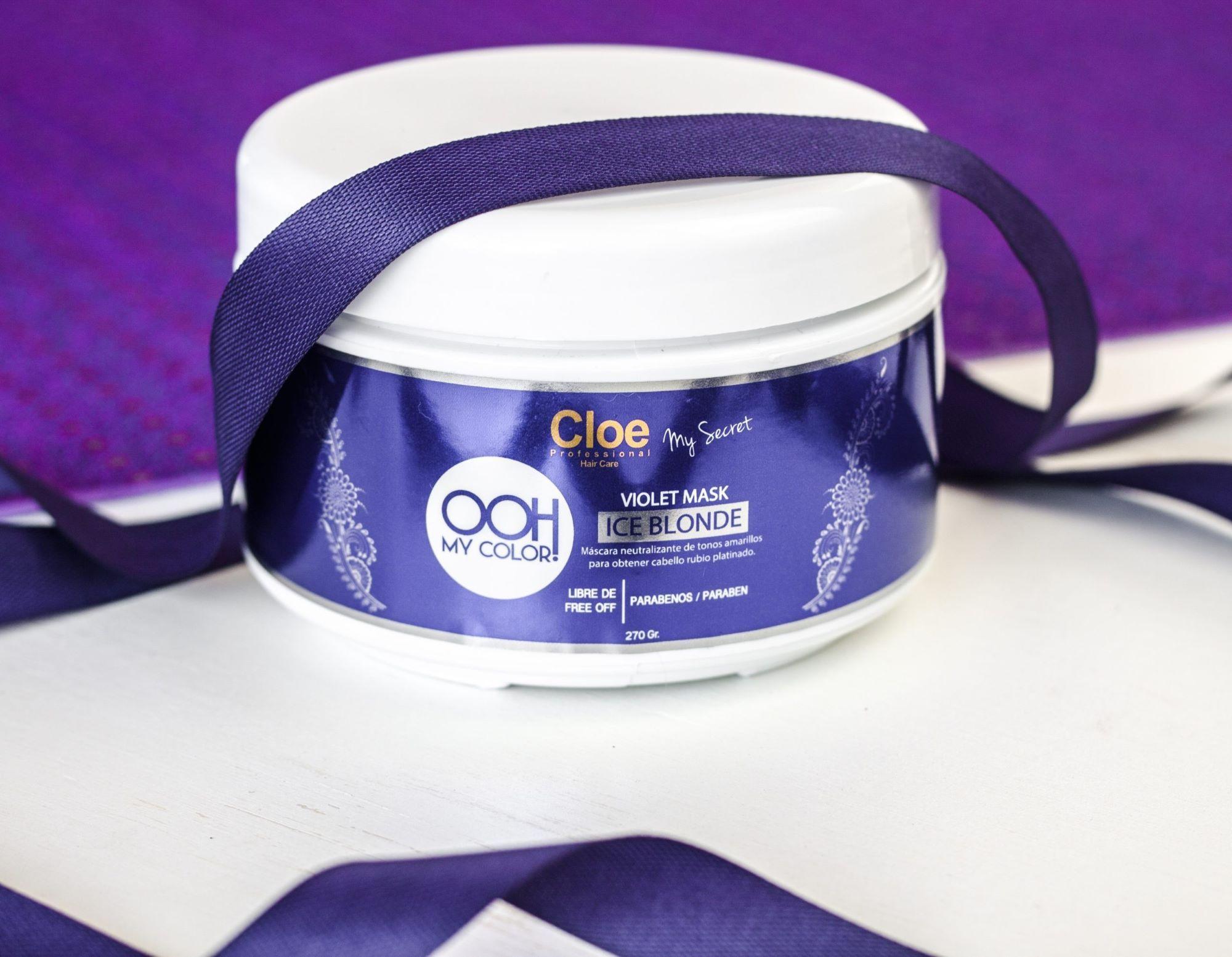 Máscara Ooh My Color Violet Ice Blonde Cloe 270GR-2