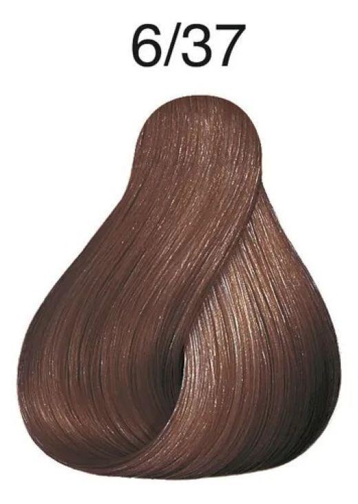 Tinte para cabello Wella Color Touch 6/37 Rubio Oscuro Dorado Marron 60ml + Oxidante-2