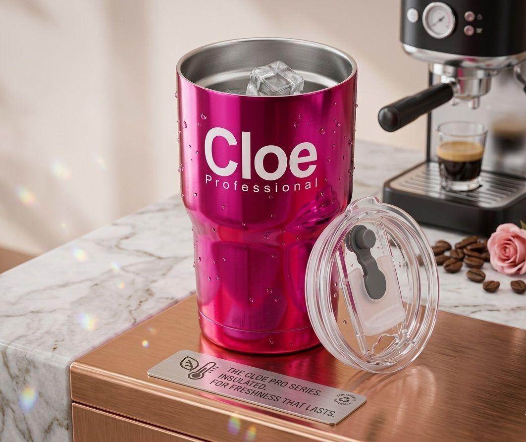 Vaso De Aluminio Edici n Limitada Rosa 12 Oz cloe-4