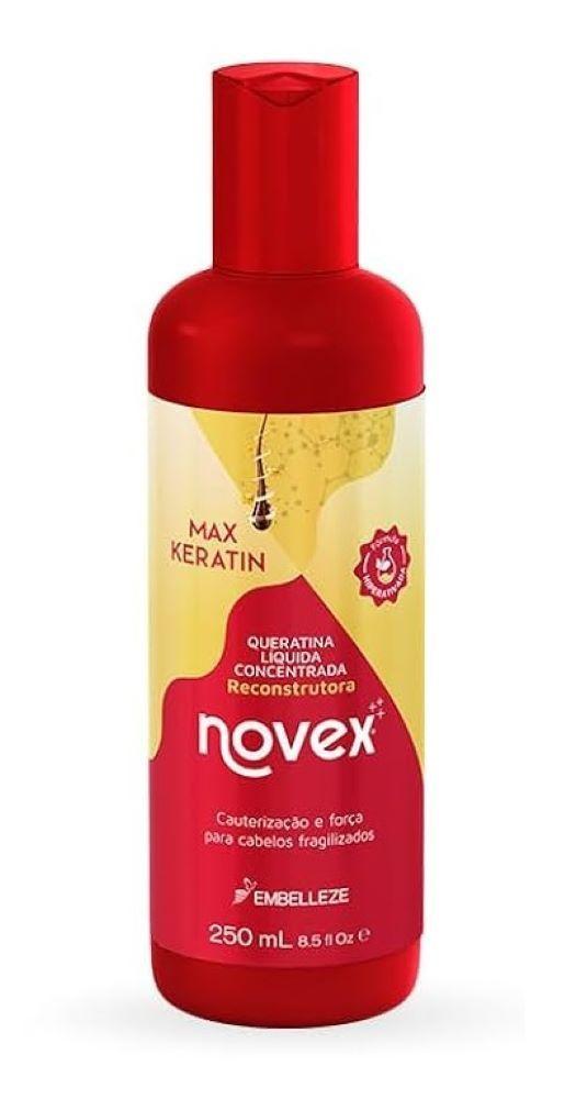 Tratamiento De Keratina Liquida Max Keratin Novex 250 Ml-0