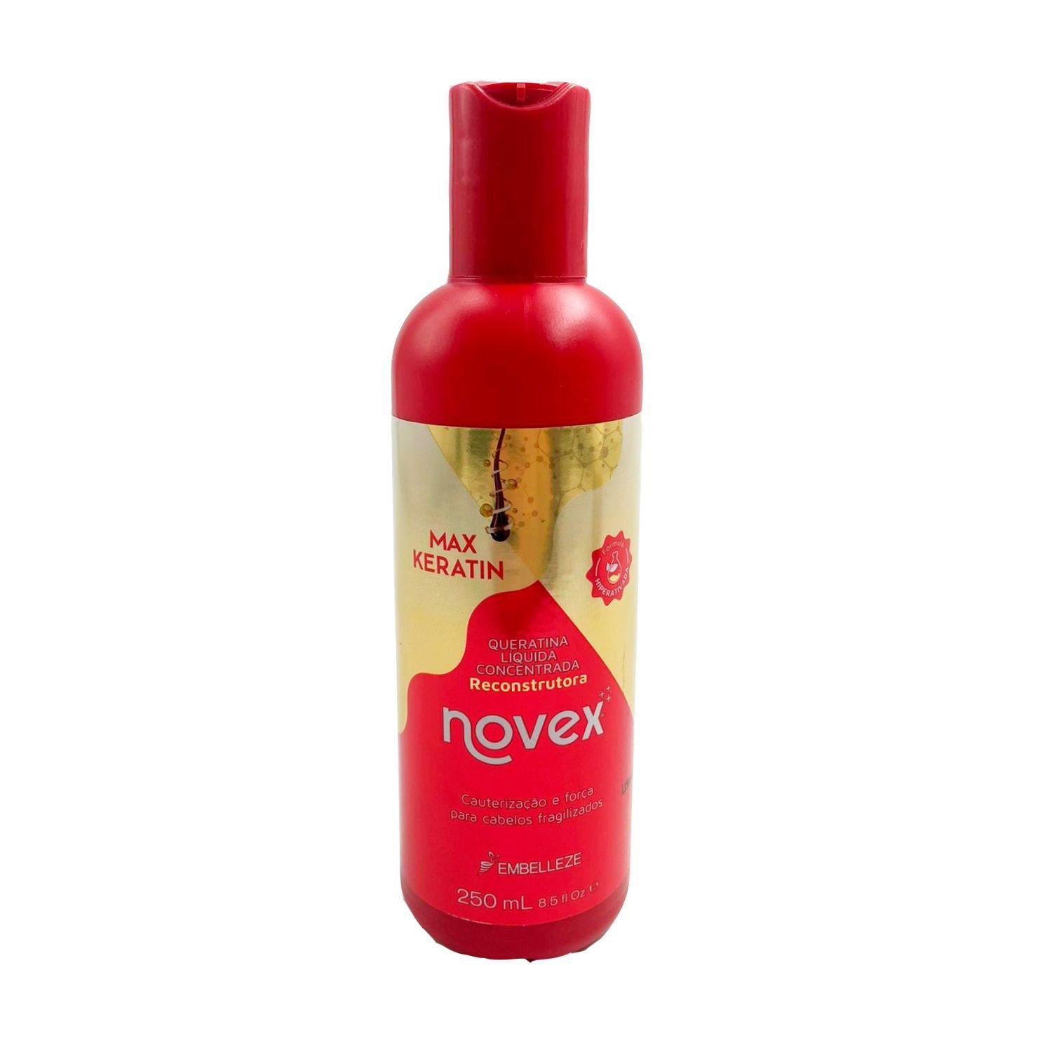 Tratamiento De Keratina Liquida Max Keratin Novex 250 Ml-1