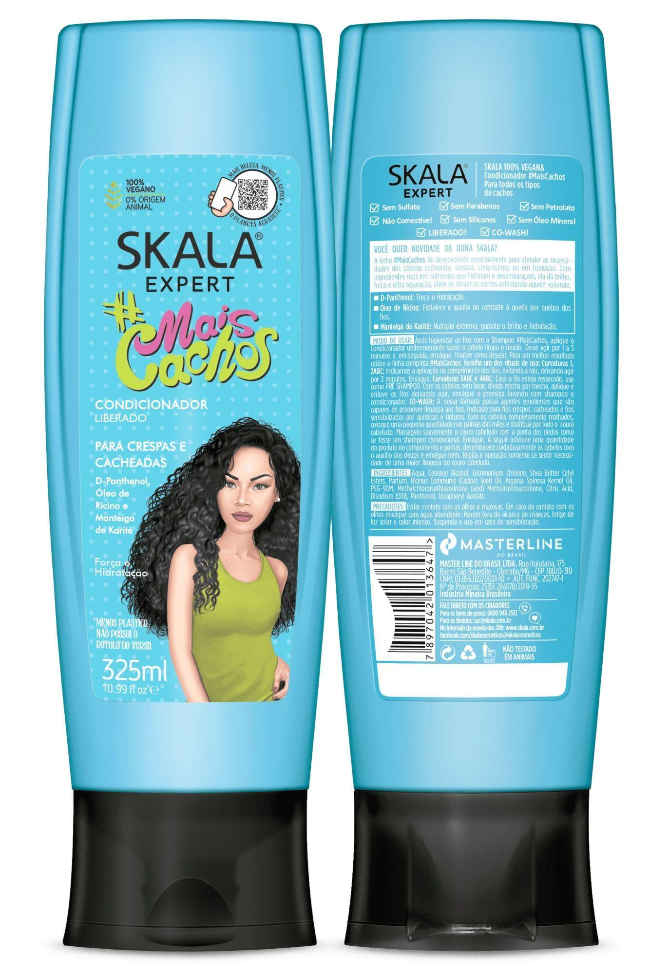 KIT SHAMPOO Y ACOND RIZOS PERFECTOS MAIS CACHOS SKALA EXPERT 650ML-4