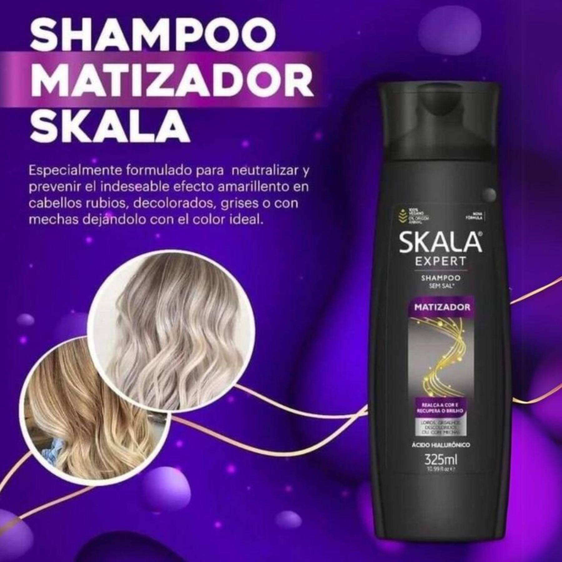 SHAMPOO MATIZADOR CON ACIDO HIALURONICO SKALA EXPERT 325 ML-5