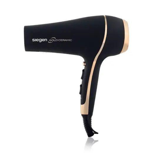 Secador De Pelo Siegen  Sg-3035 Negro 2niv Coolshoot Tourmalina Ion 2400w -2