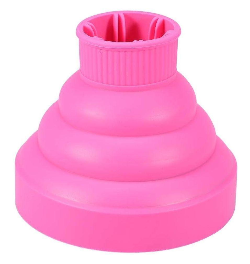 Difusor Para Secador De Cabello De Silicona Plegable Rosa-2
