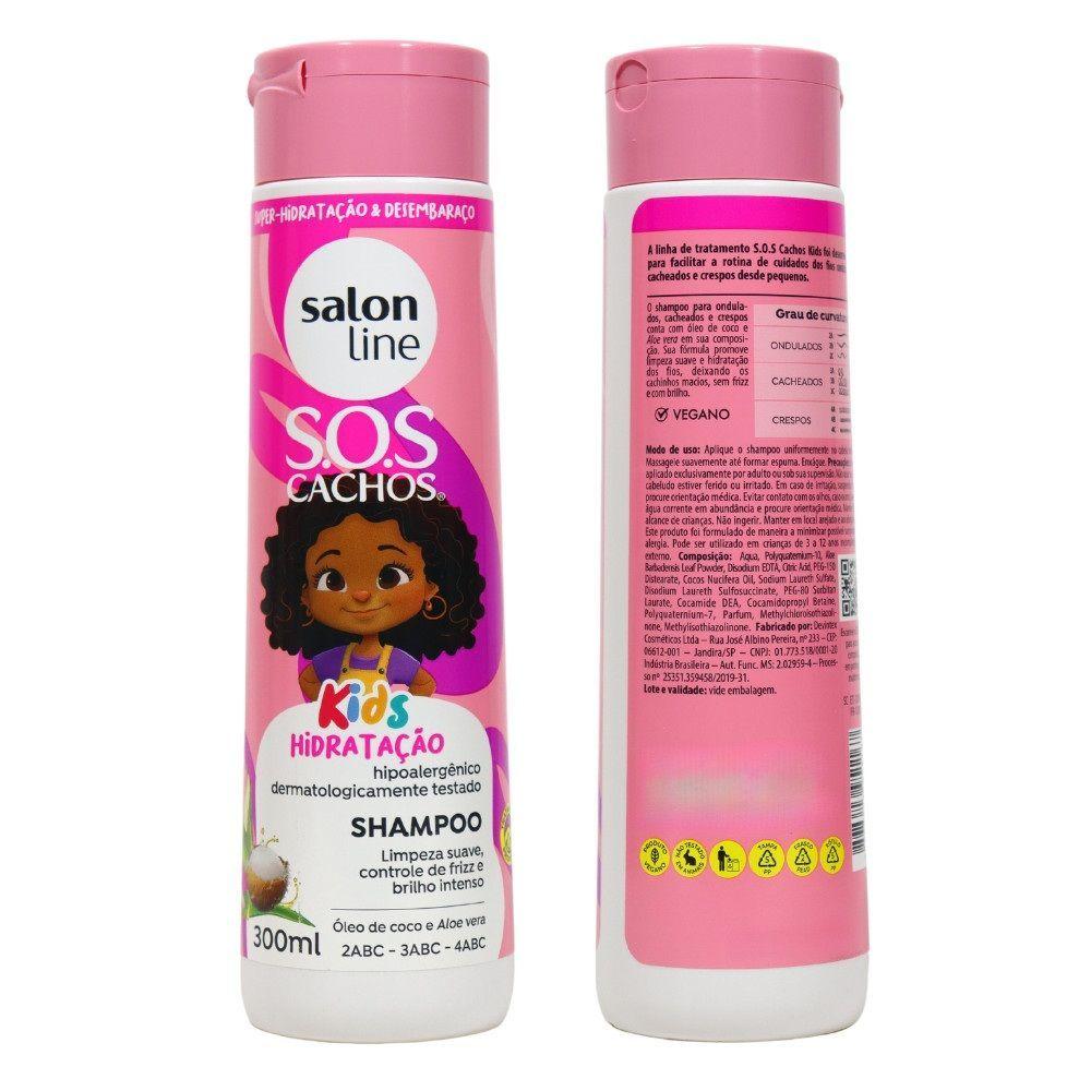 SOS CACHOS SHAMPOO KIDS 300 ML SALON LINE-3