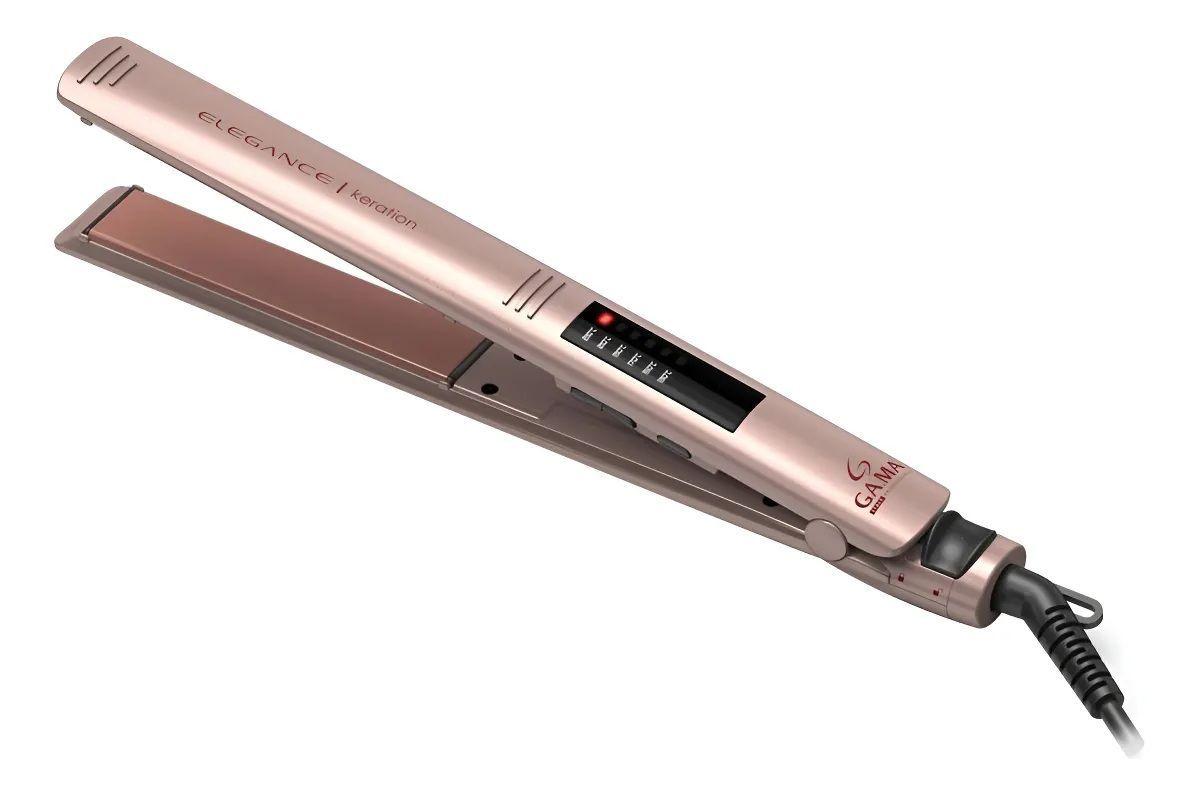 Plancha cerámica Keration Pro Elegance LED bivolt rosa Gama 230C-0
