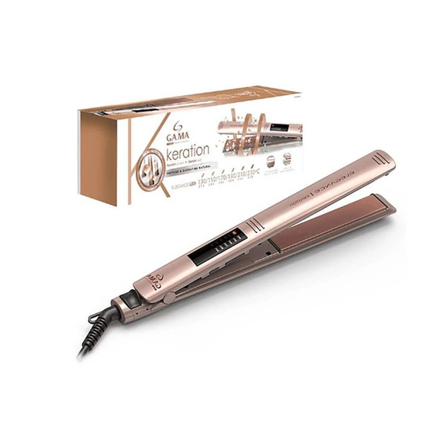 Plancha cerámica Keration Pro Elegance LED bivolt rosa Gama 230C-2