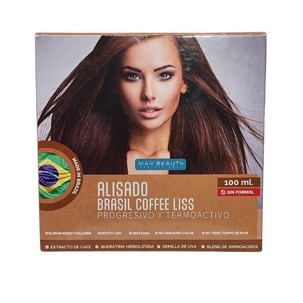 Kit Alisado Brasil coffe liss 100ml C/U 3 Pasos Marbeauty-2
