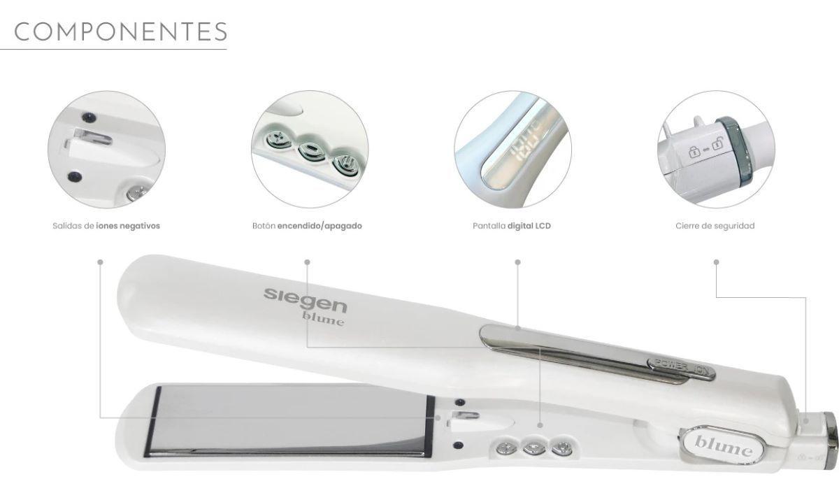 Plancha de Cabello Siegen P de Titanio Power Ionic Blume SGB4759-5