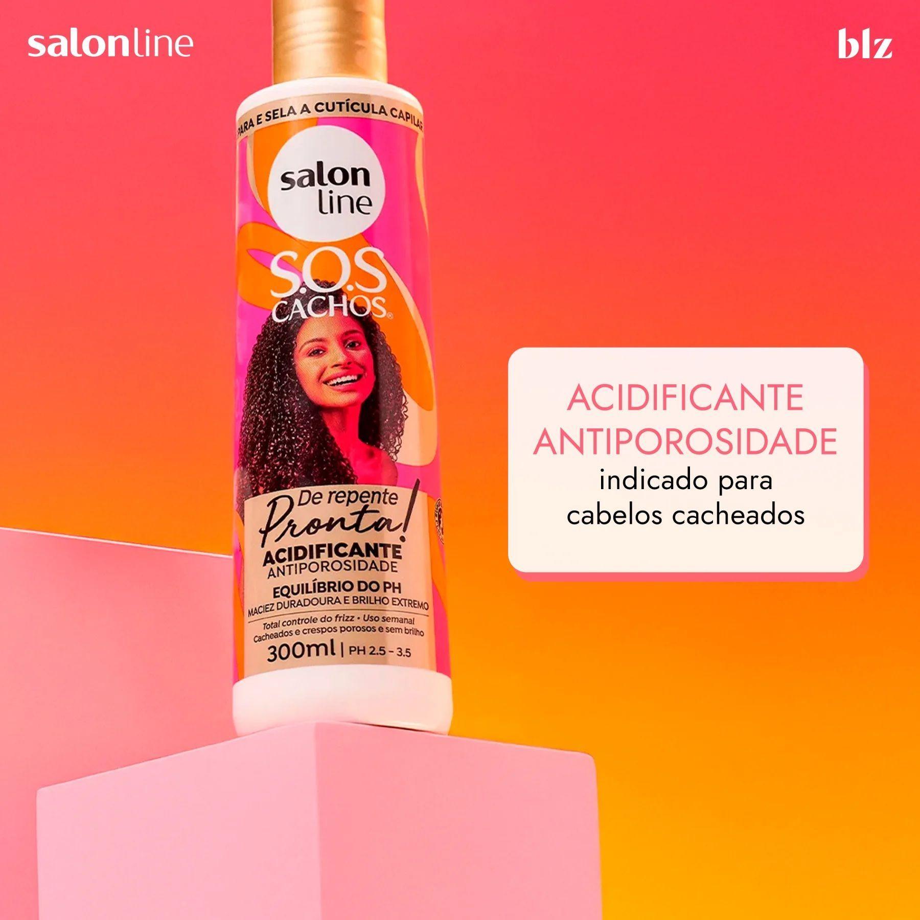SOS ACIDIFICANTE ANTIPOROSIDADES DE PRONTA 300ML SALON LINE-3