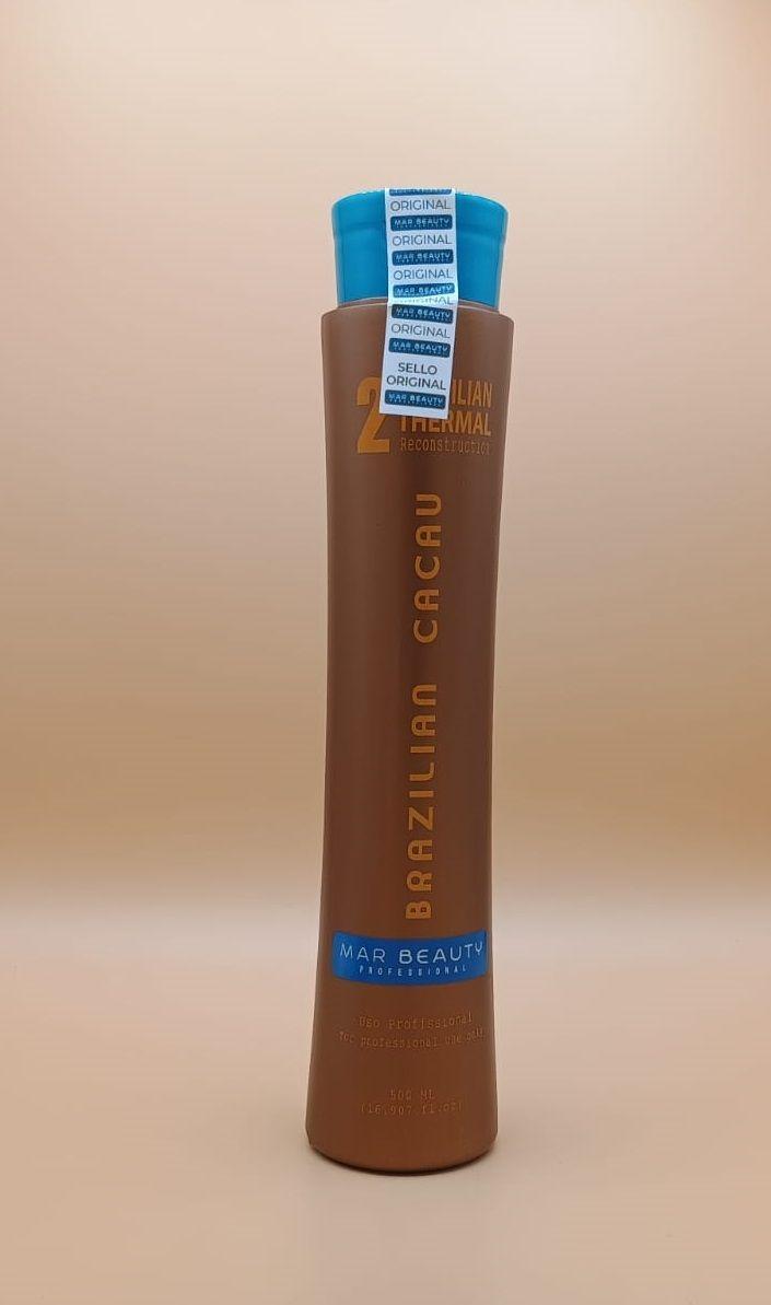 Kit Alisado Brazilian Cacau 500ml C/U 3 Pasos Marbeauty-2