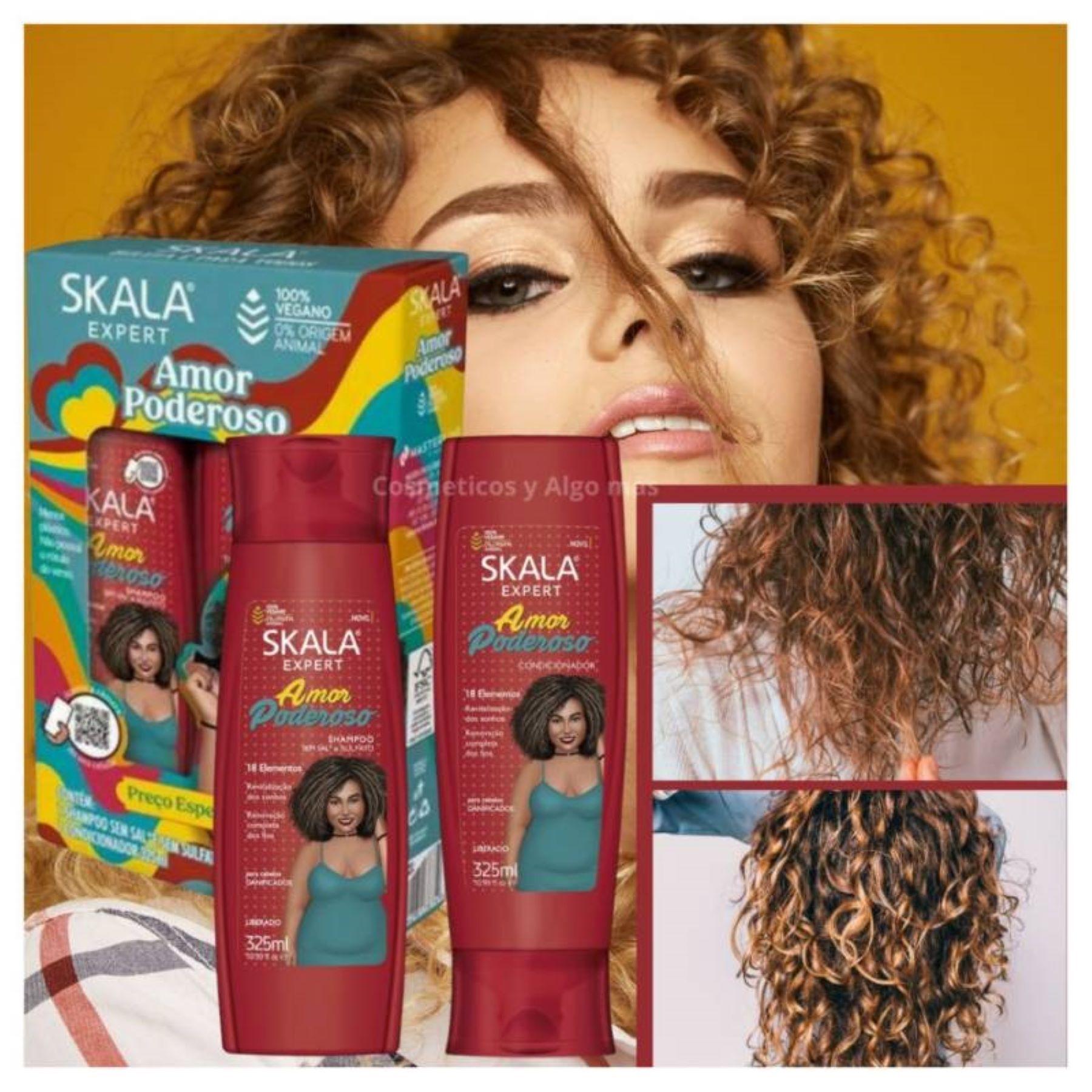 KIT SHAMPOO Y ACOND AMOR PODEROSO SKALA EXPERT 650ML-6