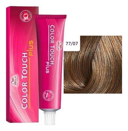 Tinte para cabello Wella Color Touch 77/07 Rubio Mediano Intenso Natural Marron 62ml + Oxidante-0