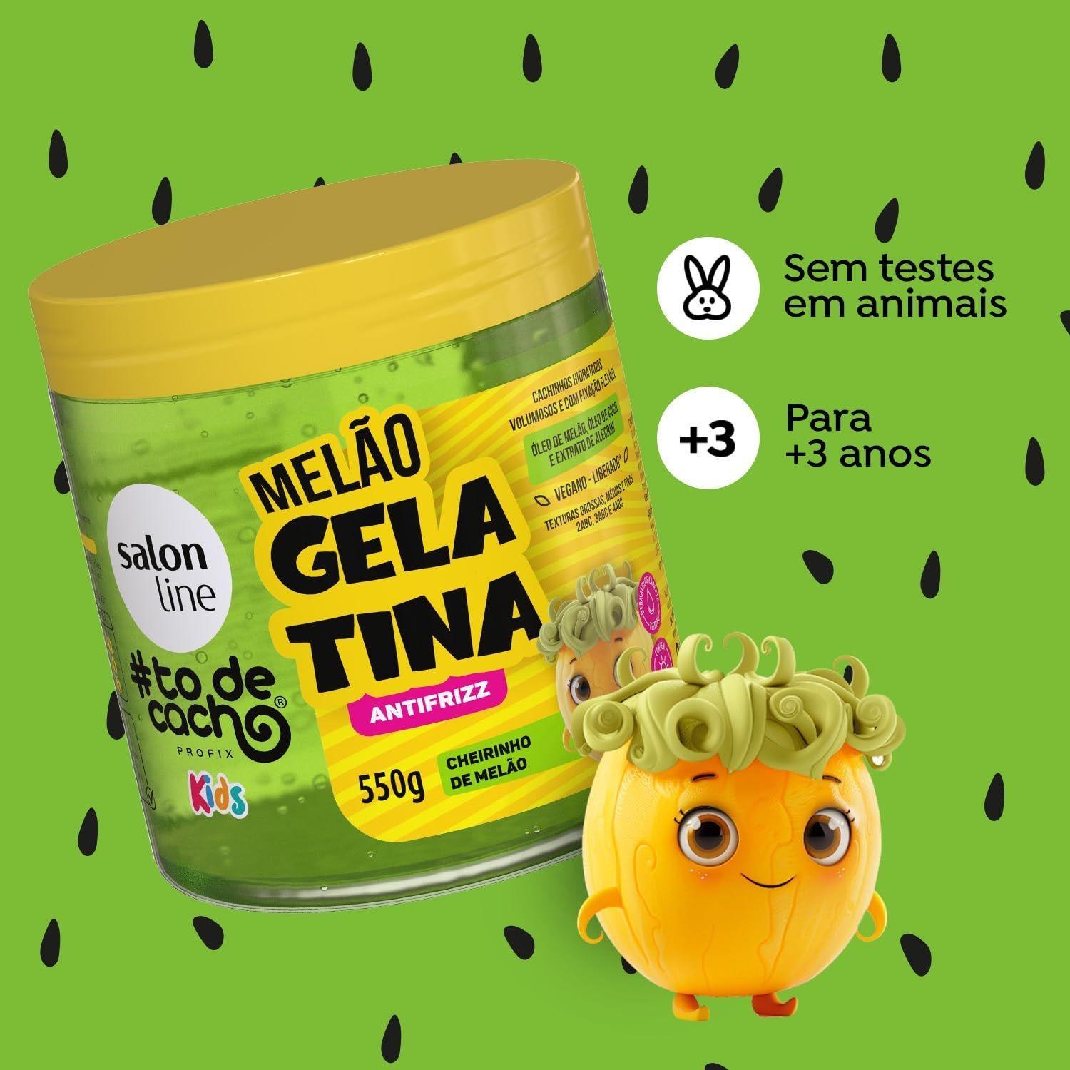 GEL ANTIFRIZZ KIDS MELAO 550 G SALON LINE-2
