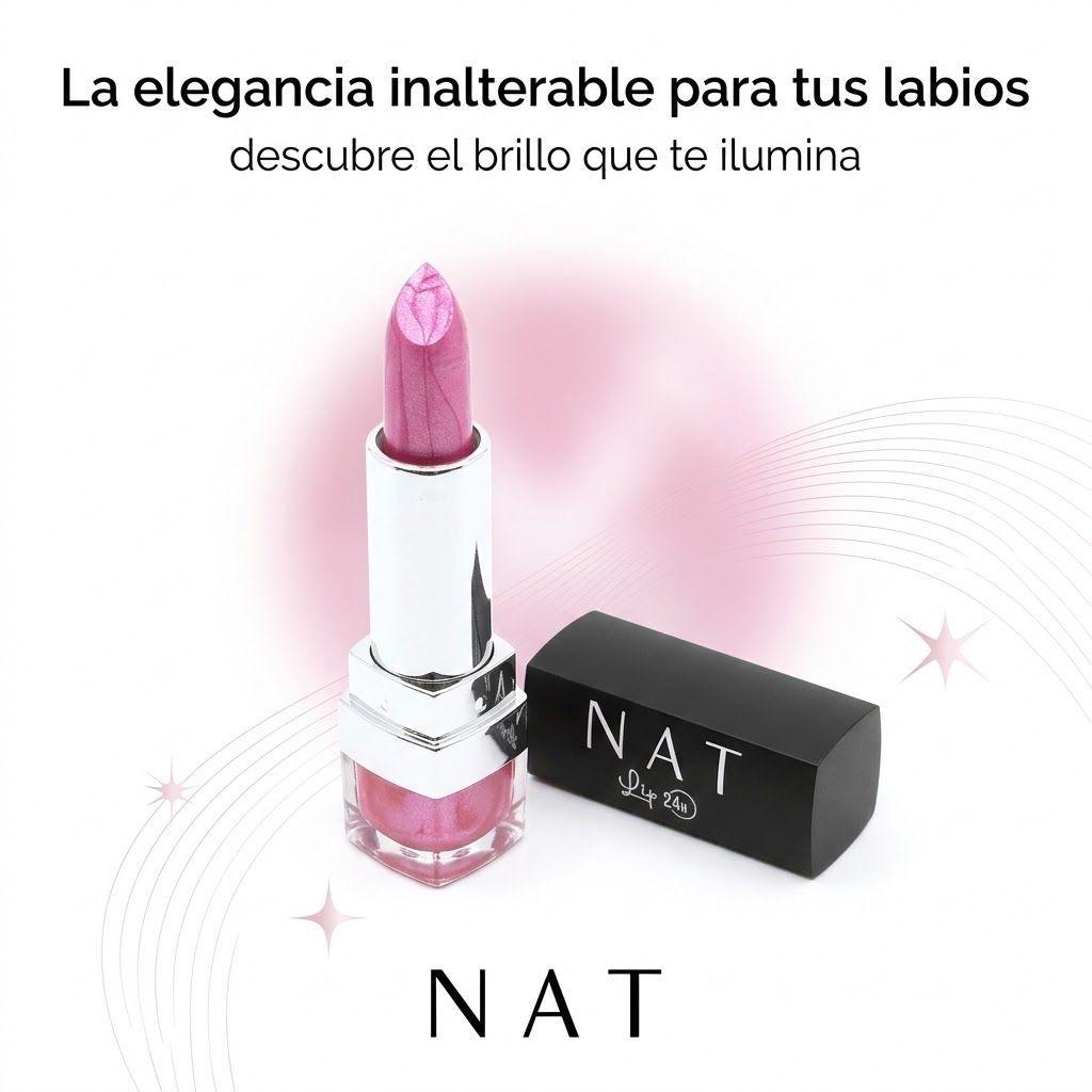 Labial Larga Duración Nat Tono Rosa Sublime 3 g-2