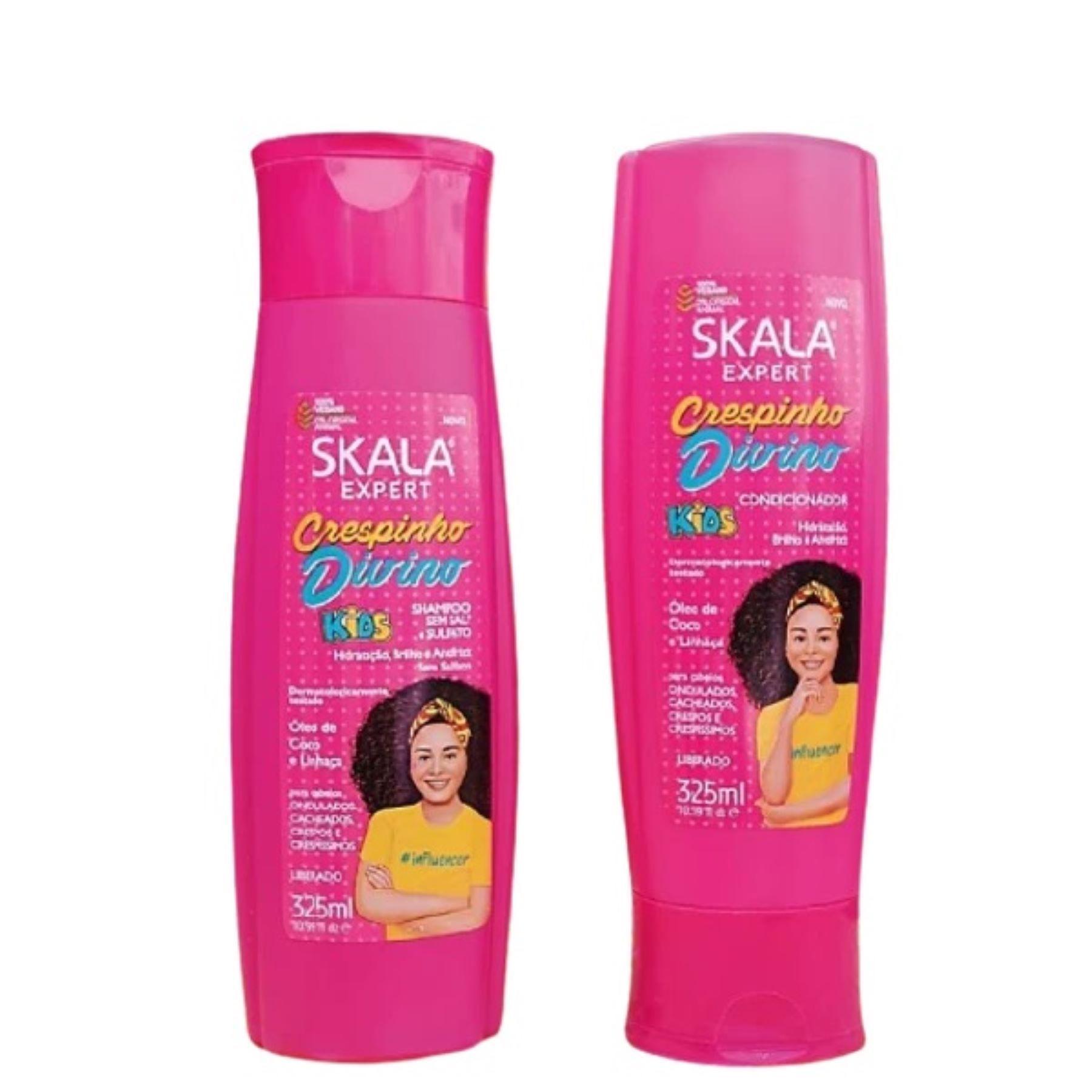 KIT SHAMPOO Y ACOND KIDS CRESPINHO DIVINO SKALA EXPERT 650ML-4