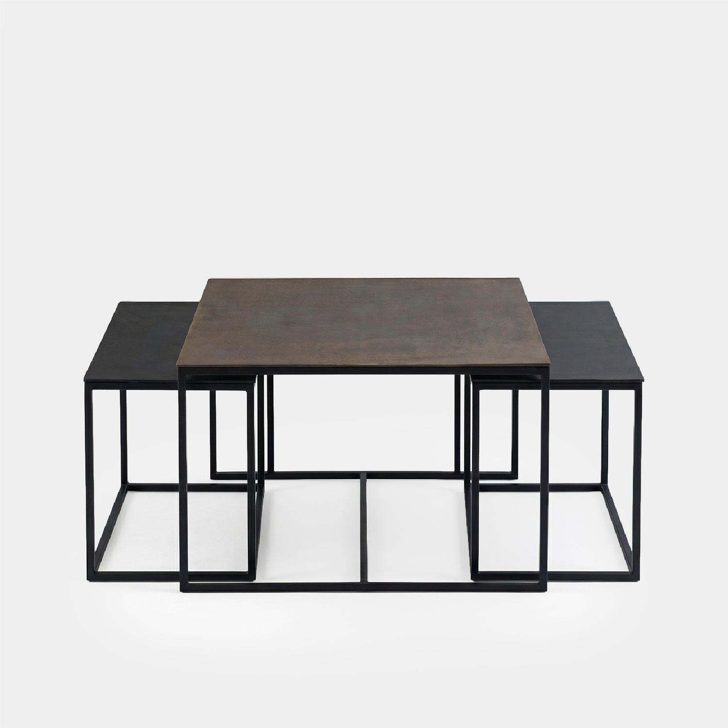 Mesa Centro Reid Trio Brass Antique-0