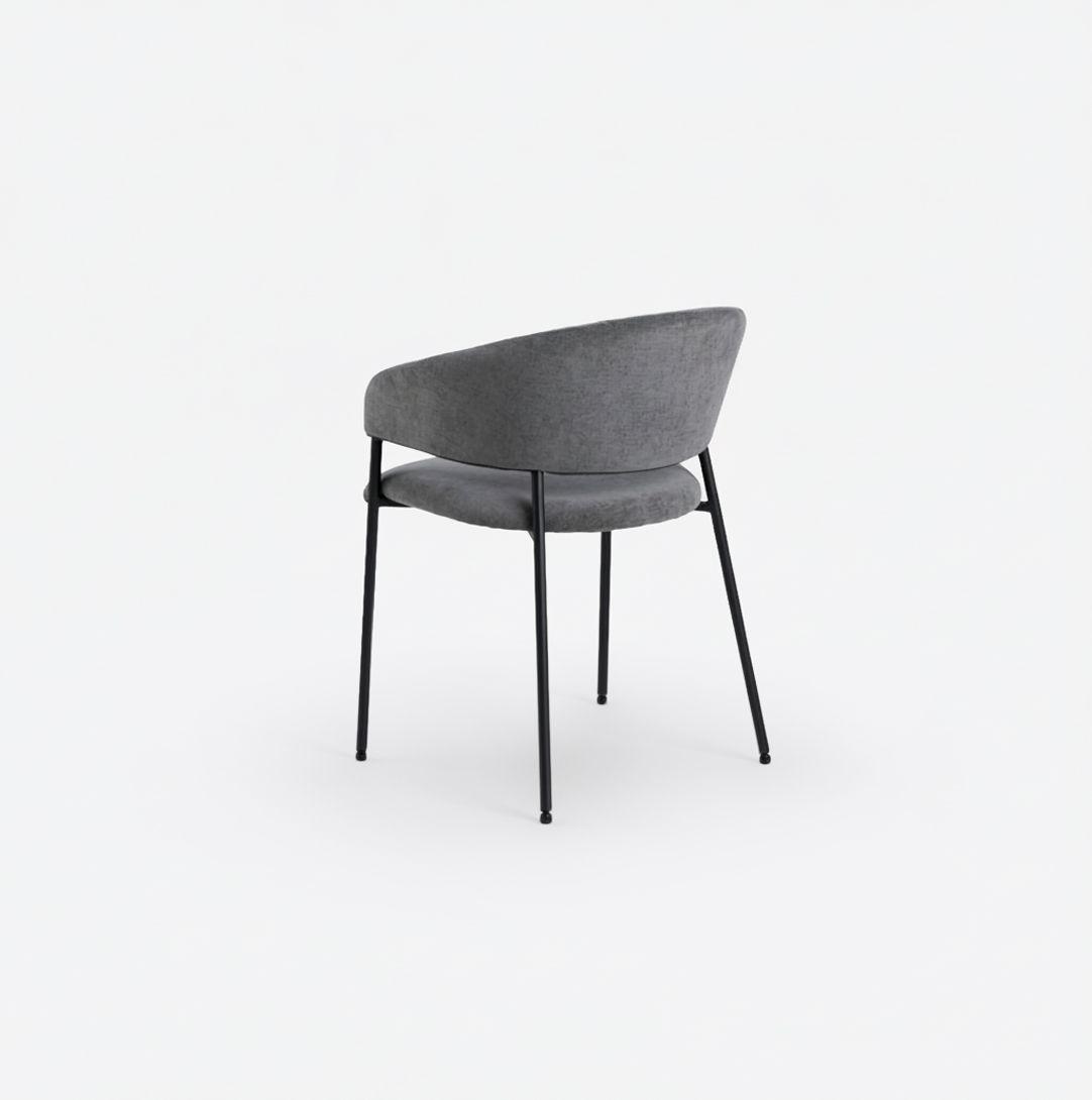 Silla Comedor Ann II Gris Oscuro-4