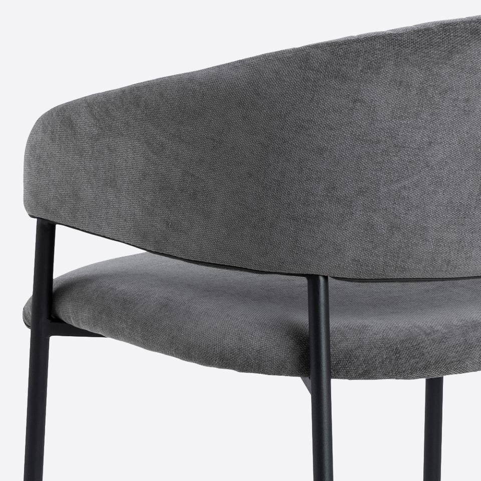 Silla Comedor Ann II Gris Oscuro-7