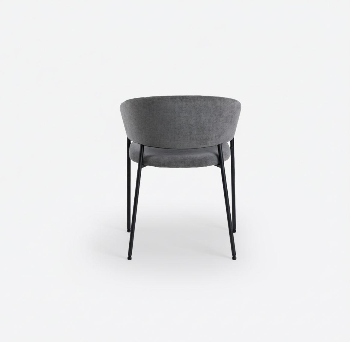 Silla Comedor Ann II Gris Oscuro-5