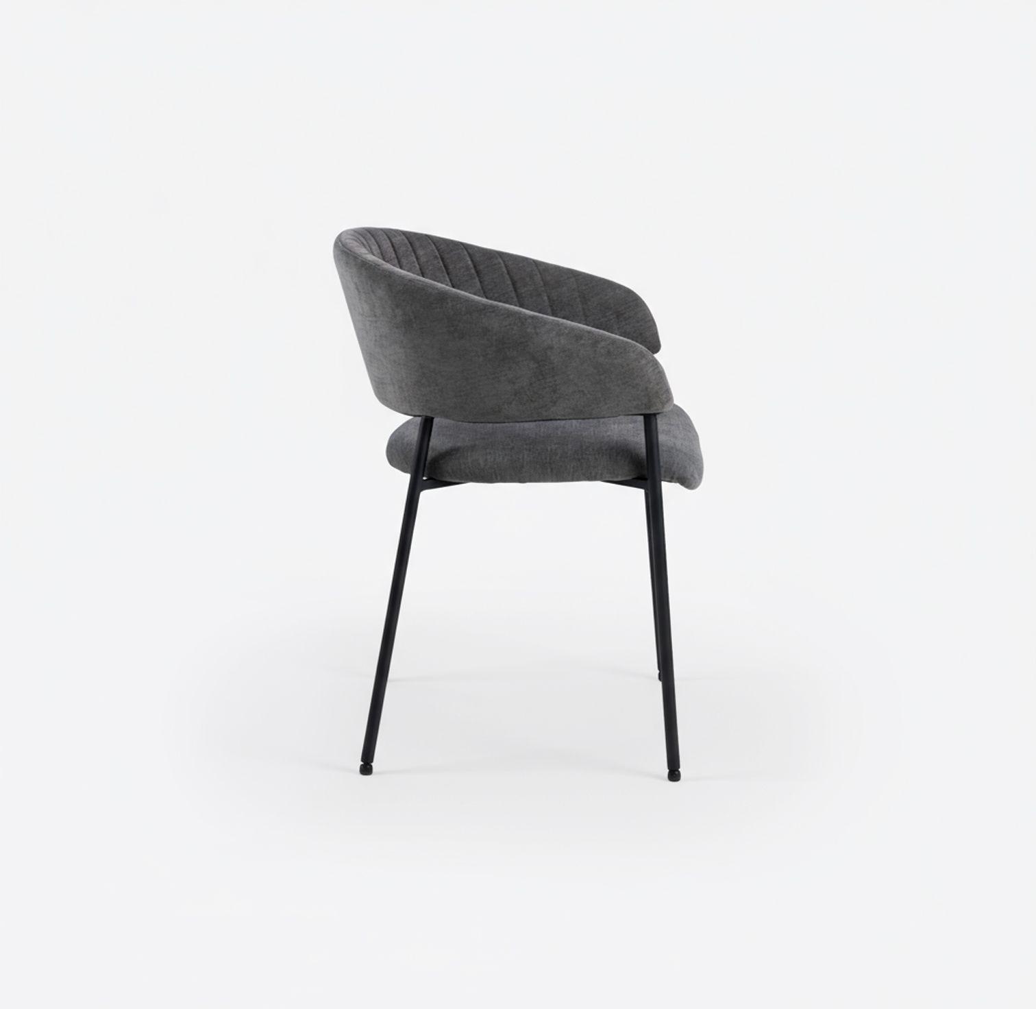 Silla Comedor Ann II Gris Oscuro-3