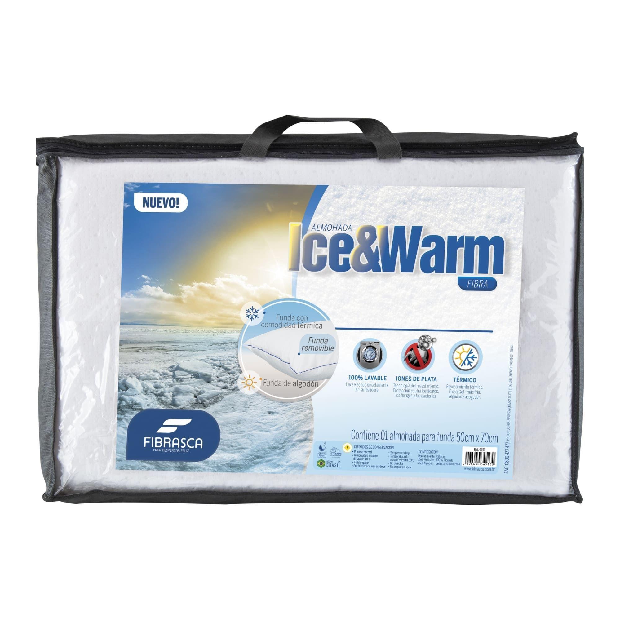 Pack x4 Almohadas de Fibra White Ice Warm 50x70 Cm-5