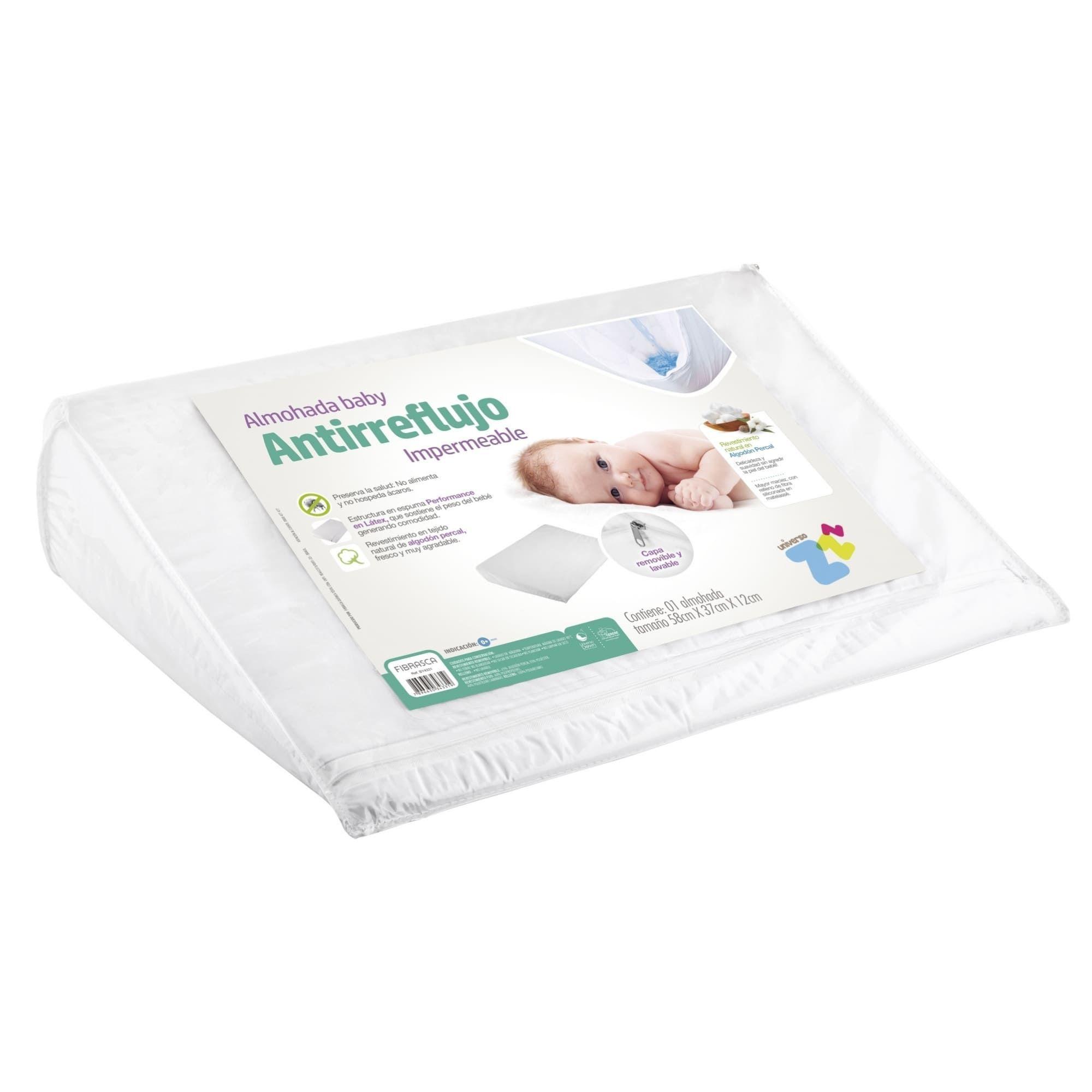 Almohada Antireflujo Baby Impermeable 59x39x13 Cm-0