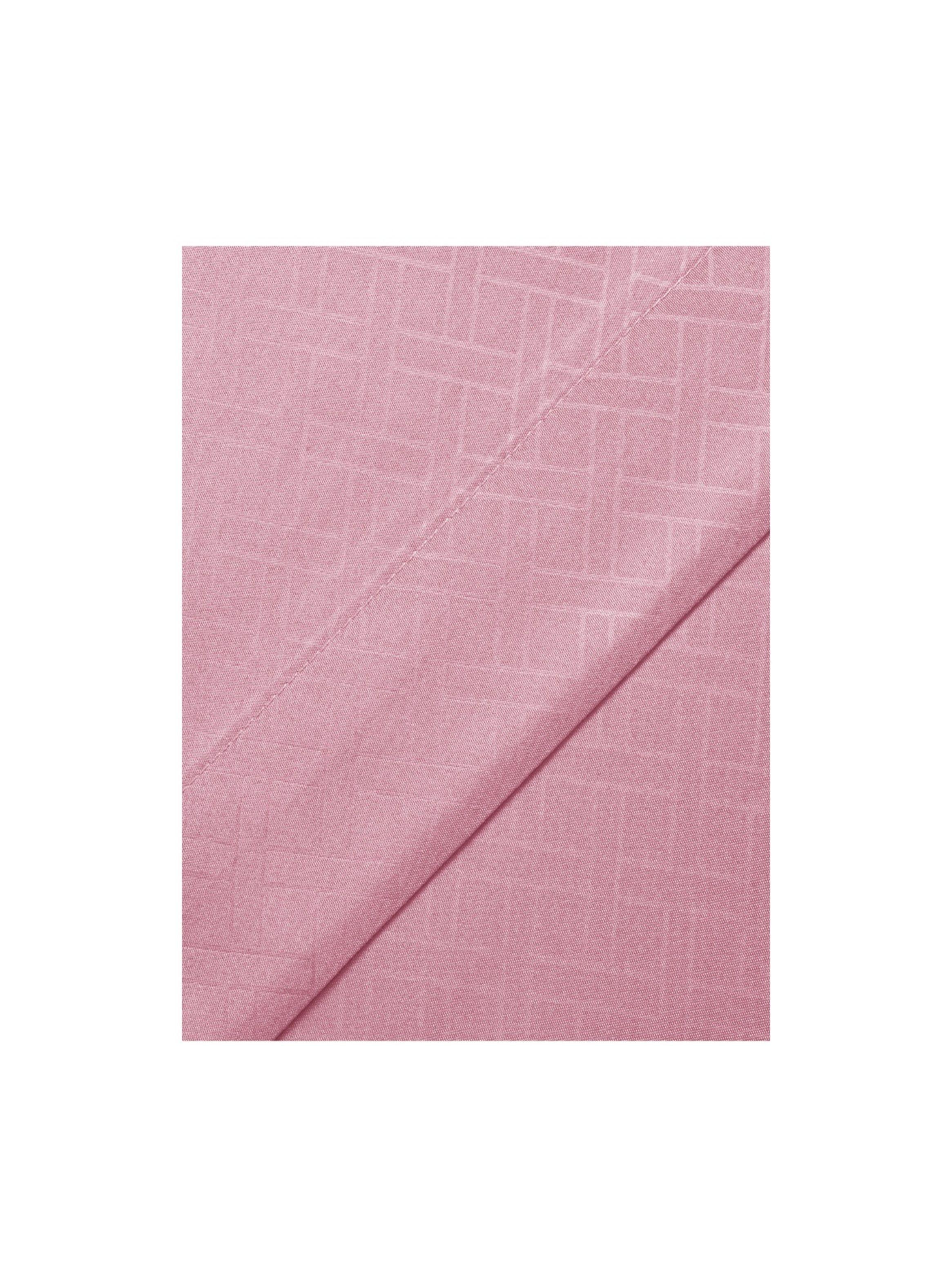 Juego De Sabanas Keyhome 1.5 Plazas Embosse Microfibra Color Rosa-2