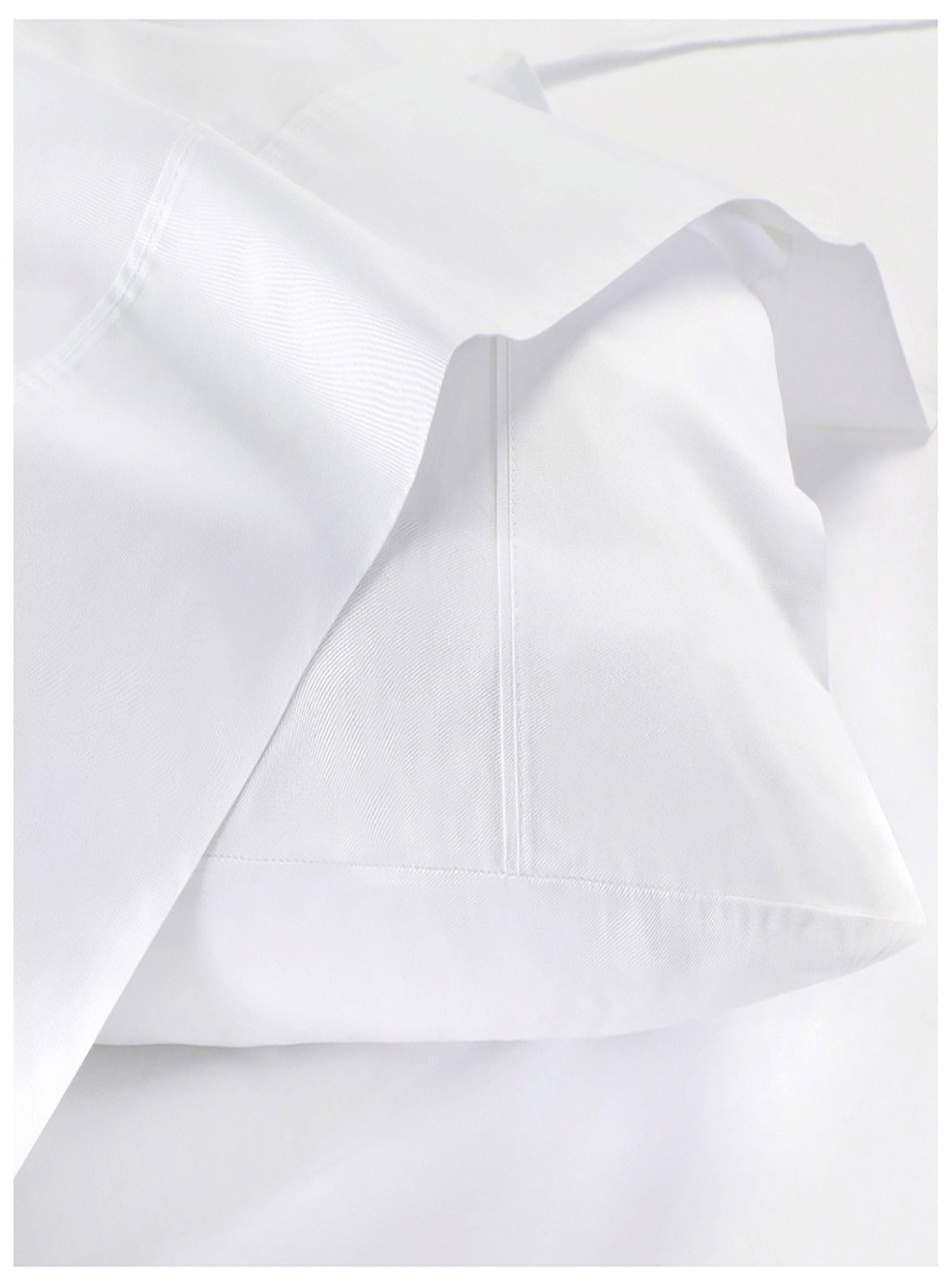 Juego De Sabanas Keyhome King 144 Hilos Color Blanco-2