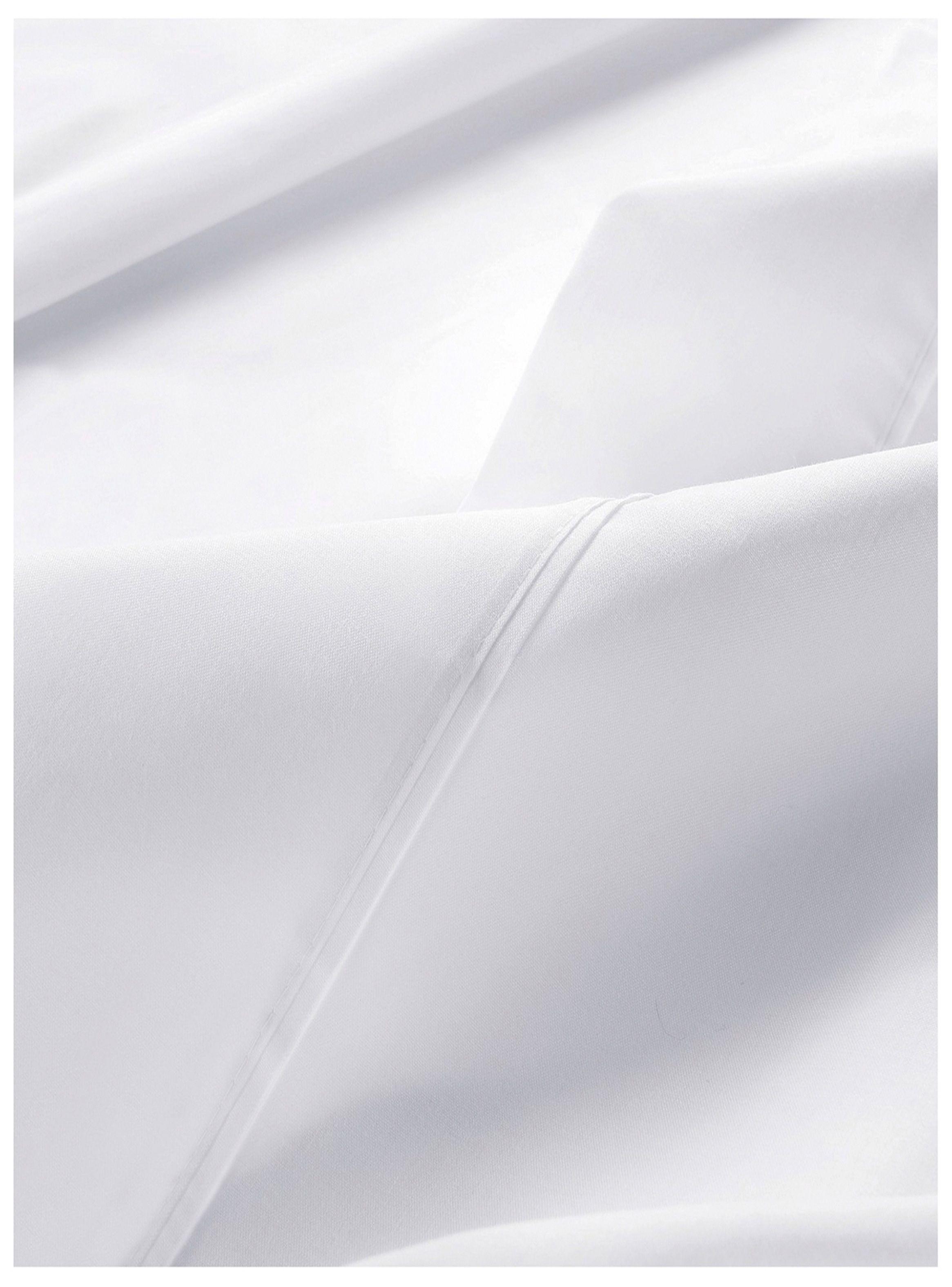 Juego De Sabanas Keyhome King 144 Hilos Color Blanco-3