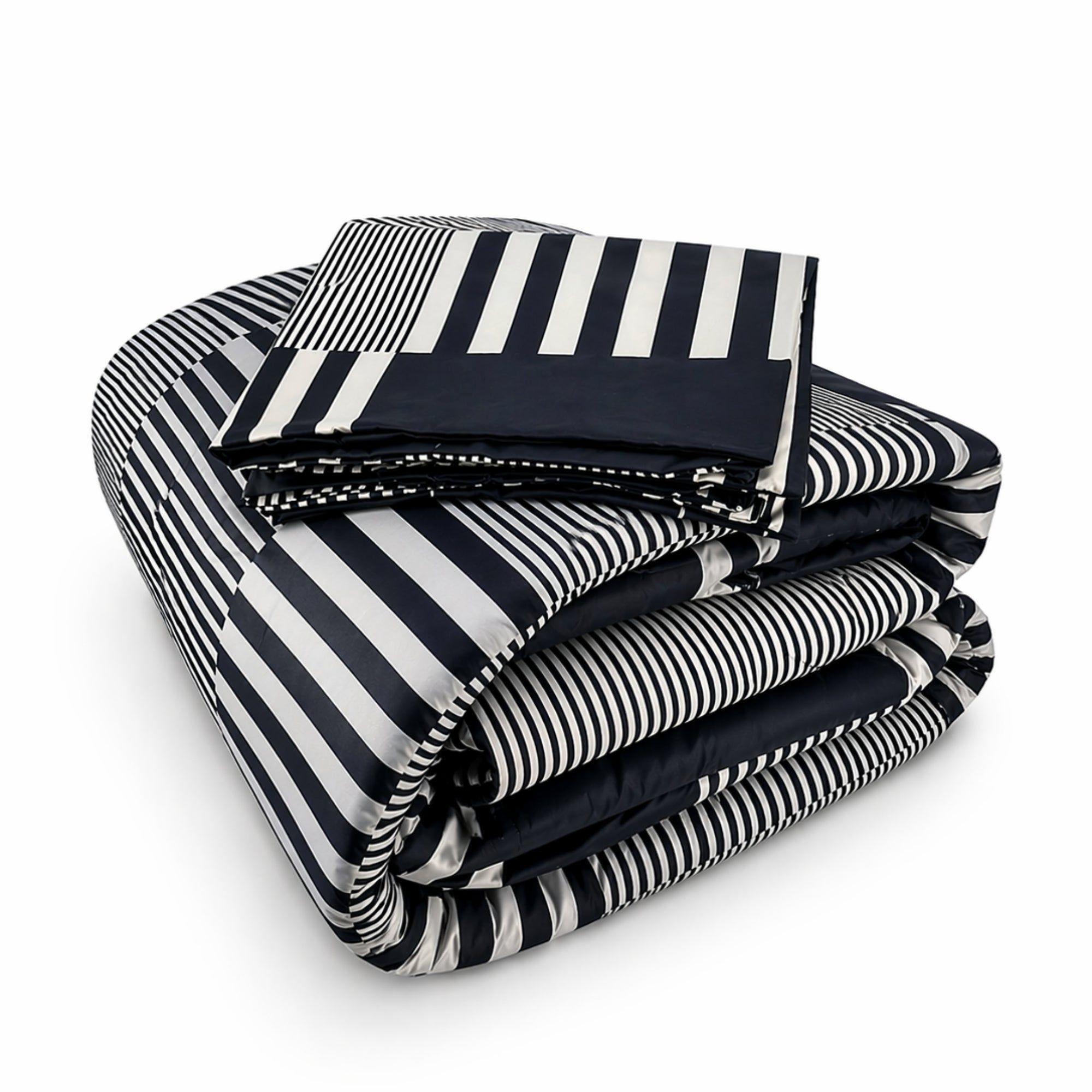 Plumón Reversible Prisma 2 Plazas Negro-1