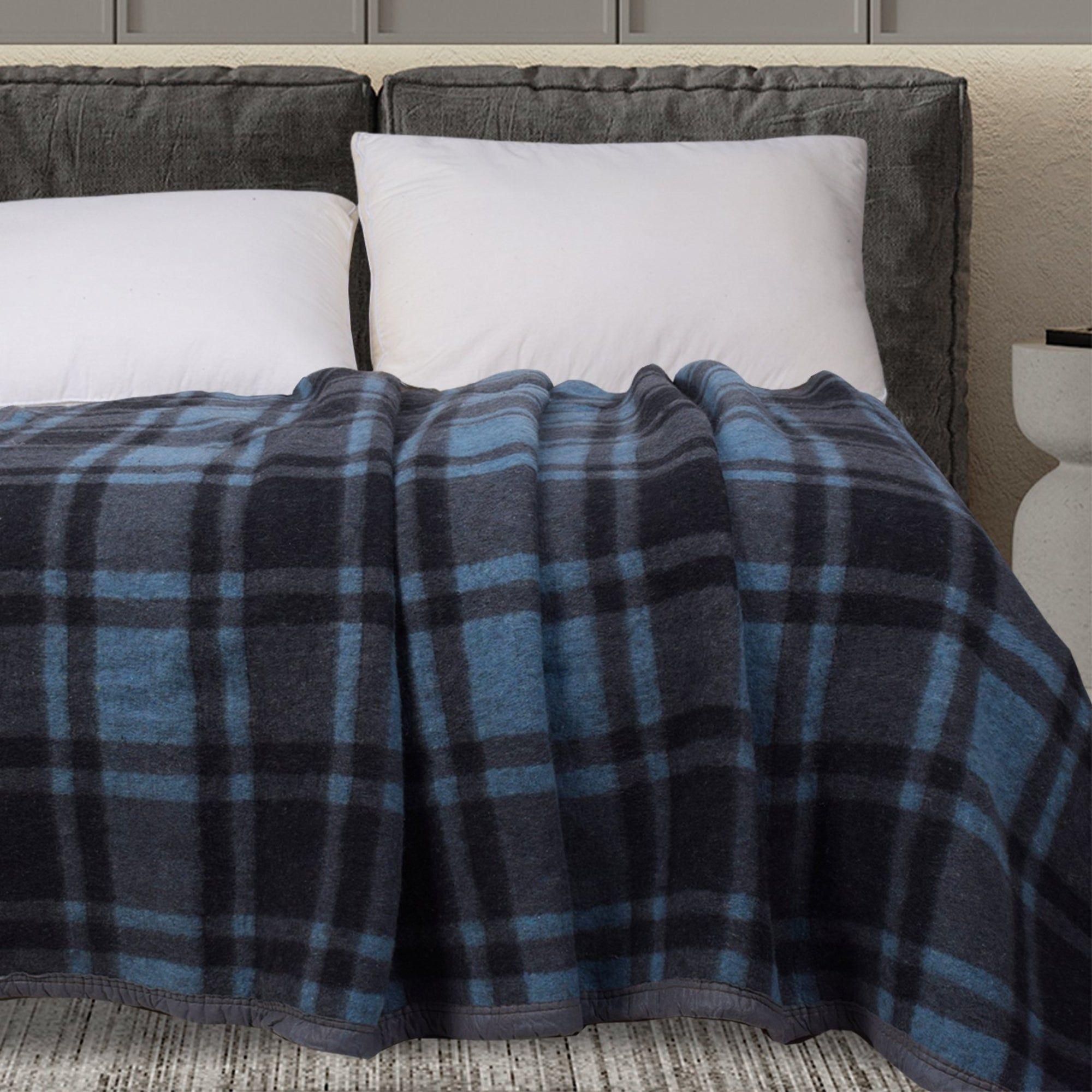 Frazada Térmica Polar 1.5 Plazas Azul 160x210 cm-2