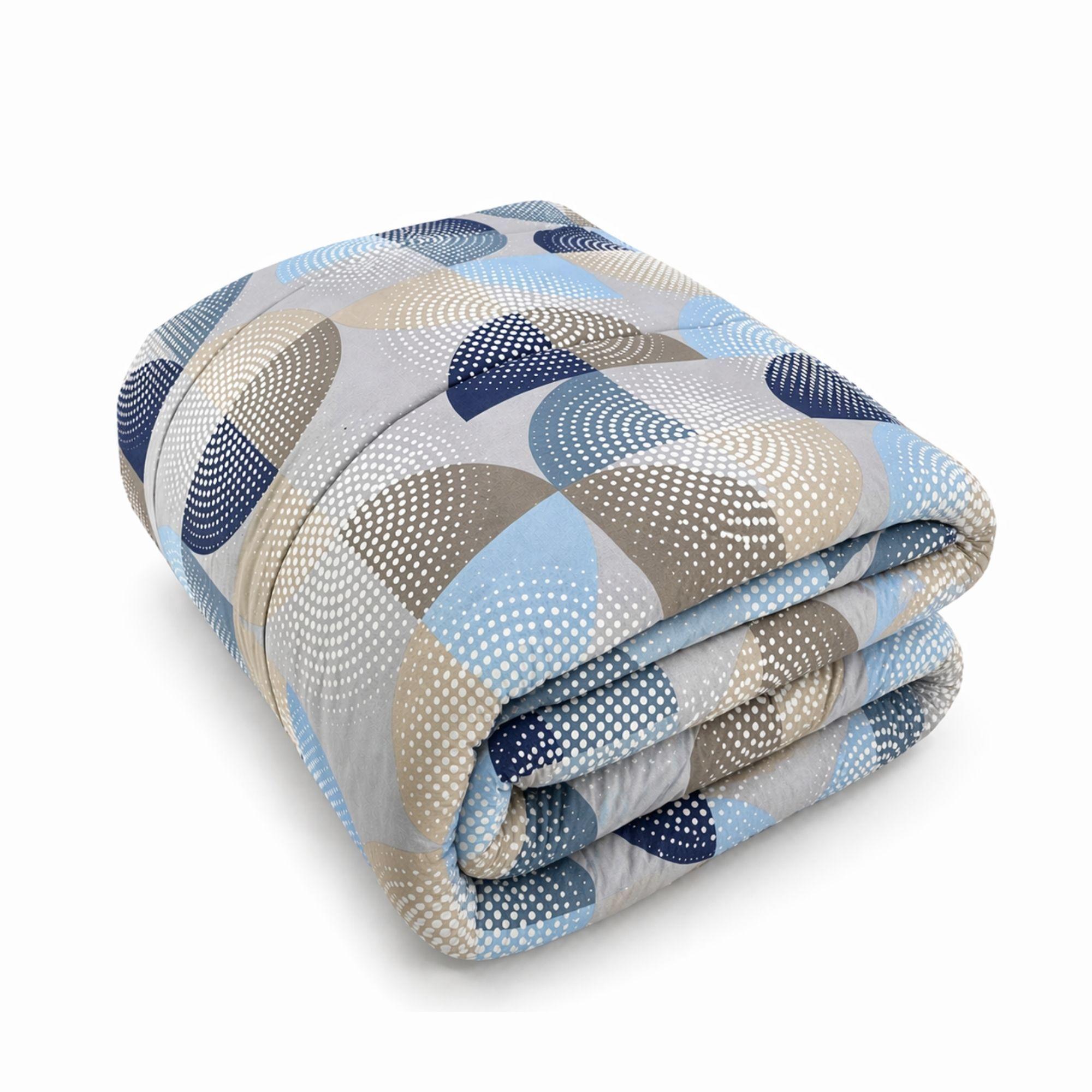 Plumón Prisma Reversible 1.5 Plazas Azul-3