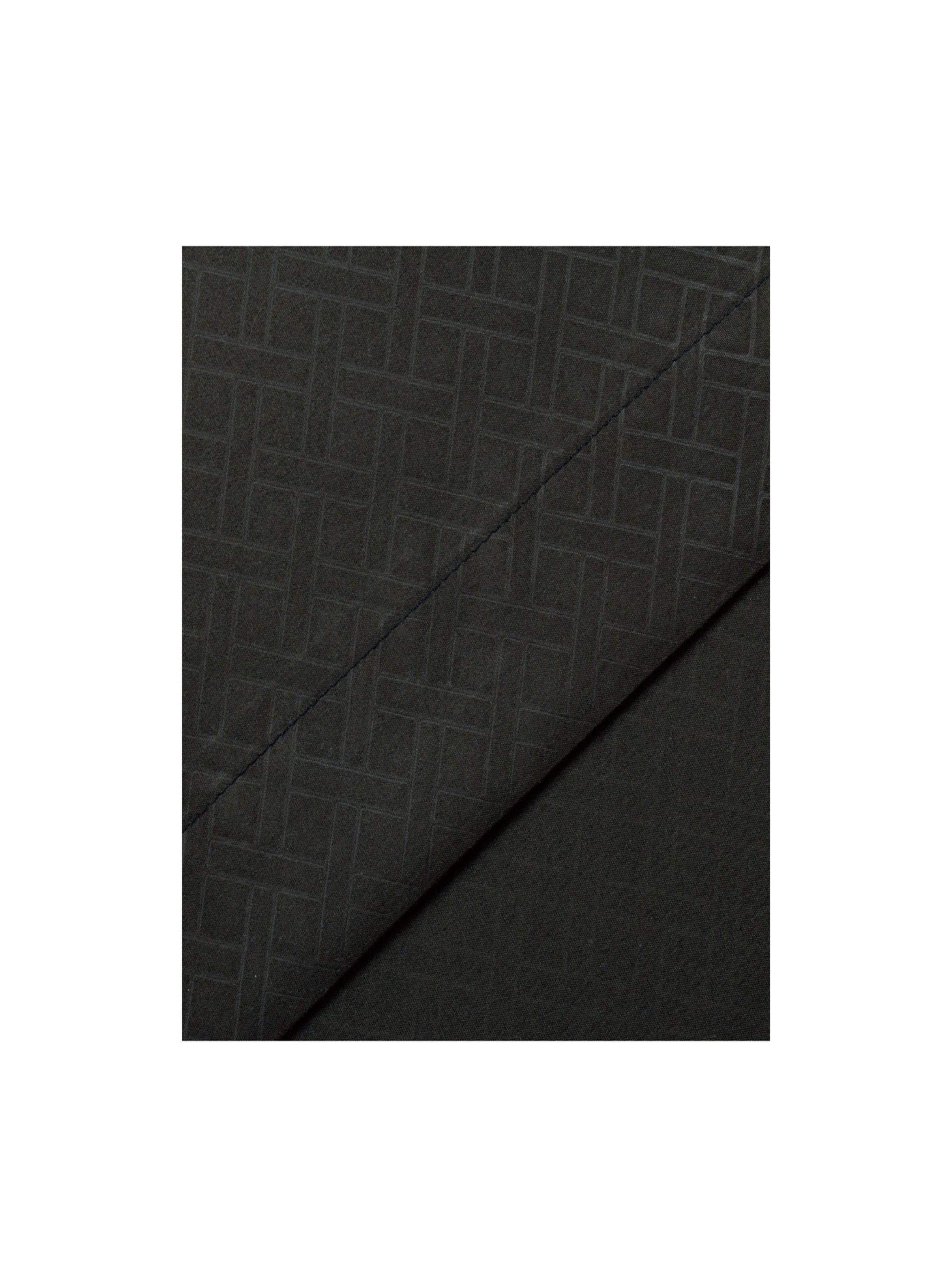 Juego De Sabanas Keyhome 2 Plazas Embosse Microfibra Color Negro-2