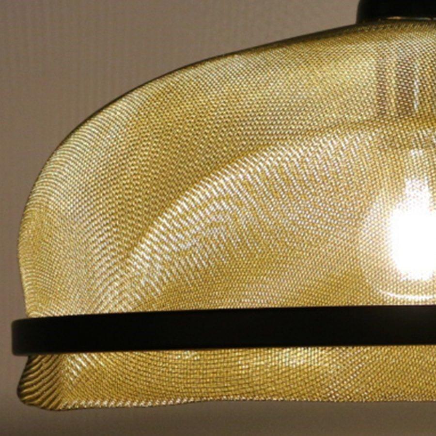 Lámpara Colgante Dorado con Detalle Negro Massimo Tendencia Home-1