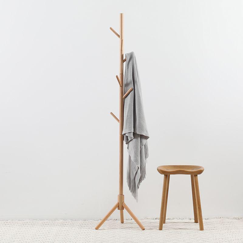 Perchero Colgador Tendencia Home De Madera Haya Gris-4