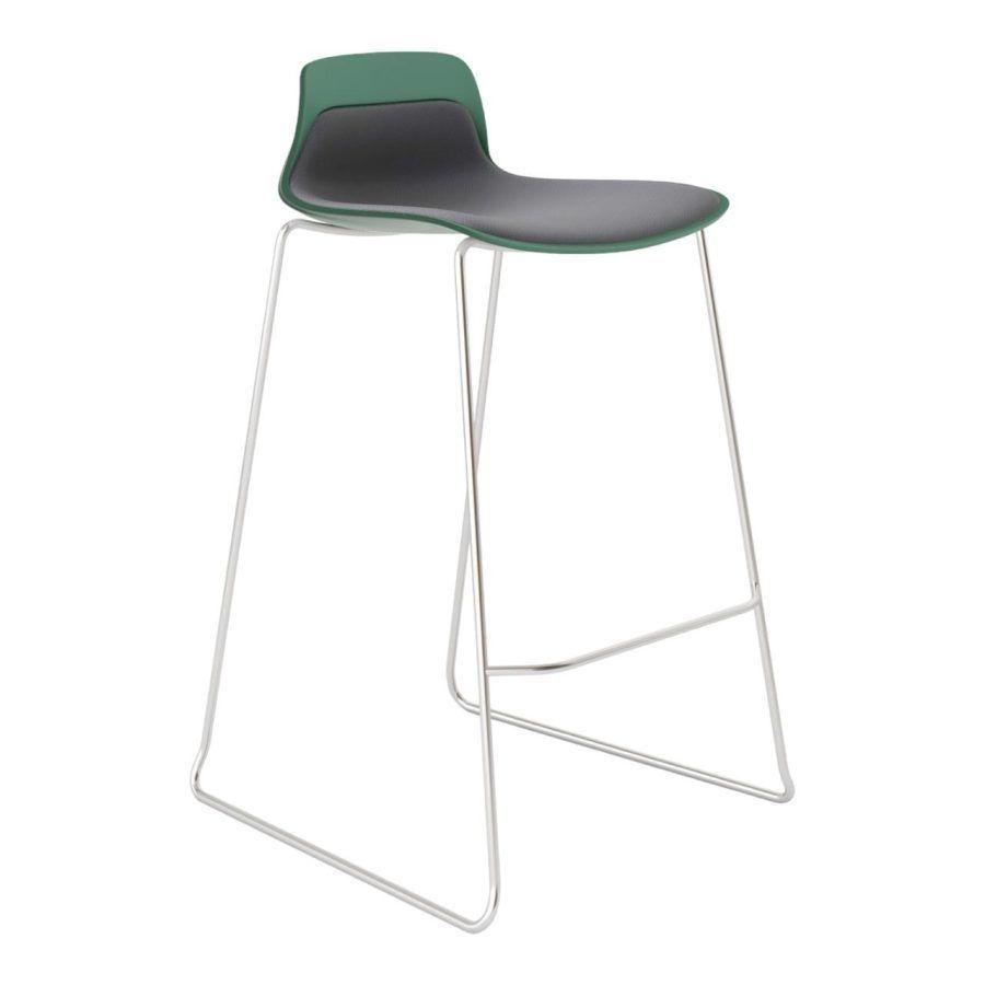 TABURETE STARYO COLOR VERDE 76 CM ALTO ASIENTO-0