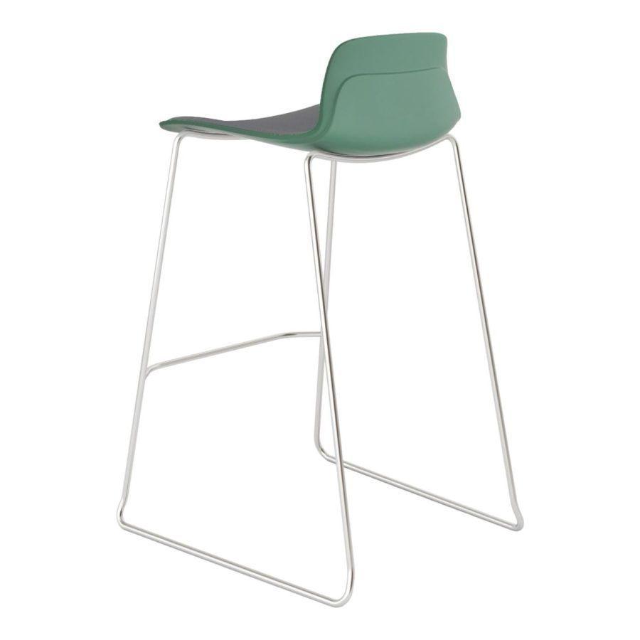 TABURETE STARYO COLOR VERDE 76 CM ALTO ASIENTO-1