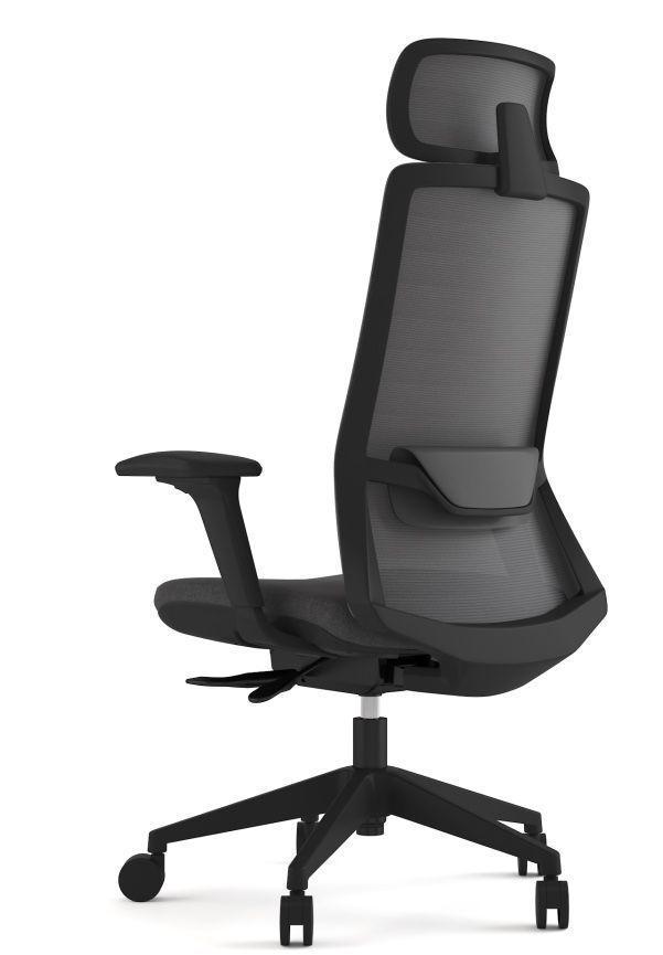 SILLA DE ESCRITORIO ERGONOMICA POLESTAR COLOR NEGRO-1