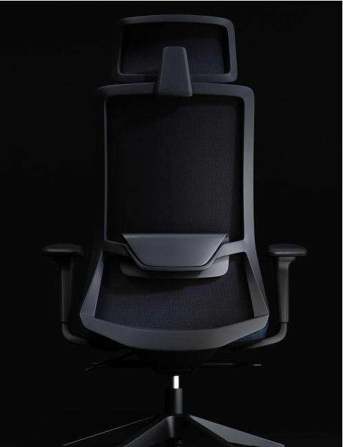 SILLA DE ESCRITORIO ERGONOMICA POLESTAR COLOR NEGRO-2