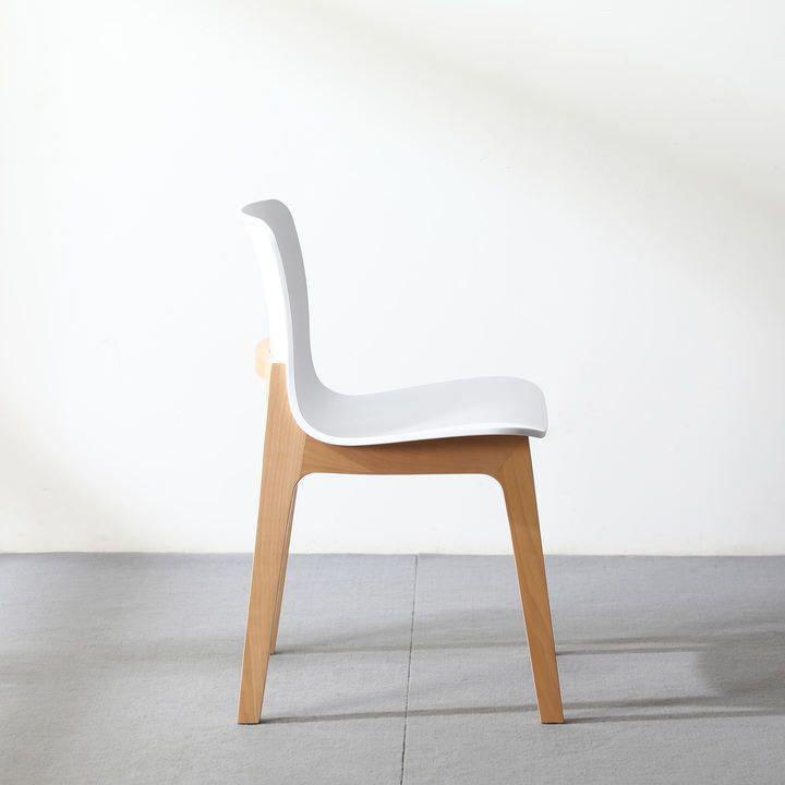 PACK 2 SILLAS COMEDOR MODELO SELENA COLOR BLANCO-2