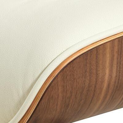 SILLÓN EAMES LOUNGE CHAIR OTTOMAN CUERO BLANCO (RÉPLICA)-2