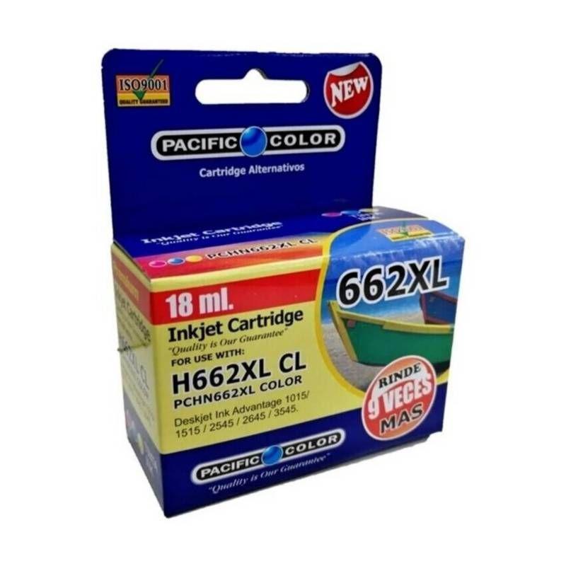 Tinta Alternativa Hp 662 XL Color-1