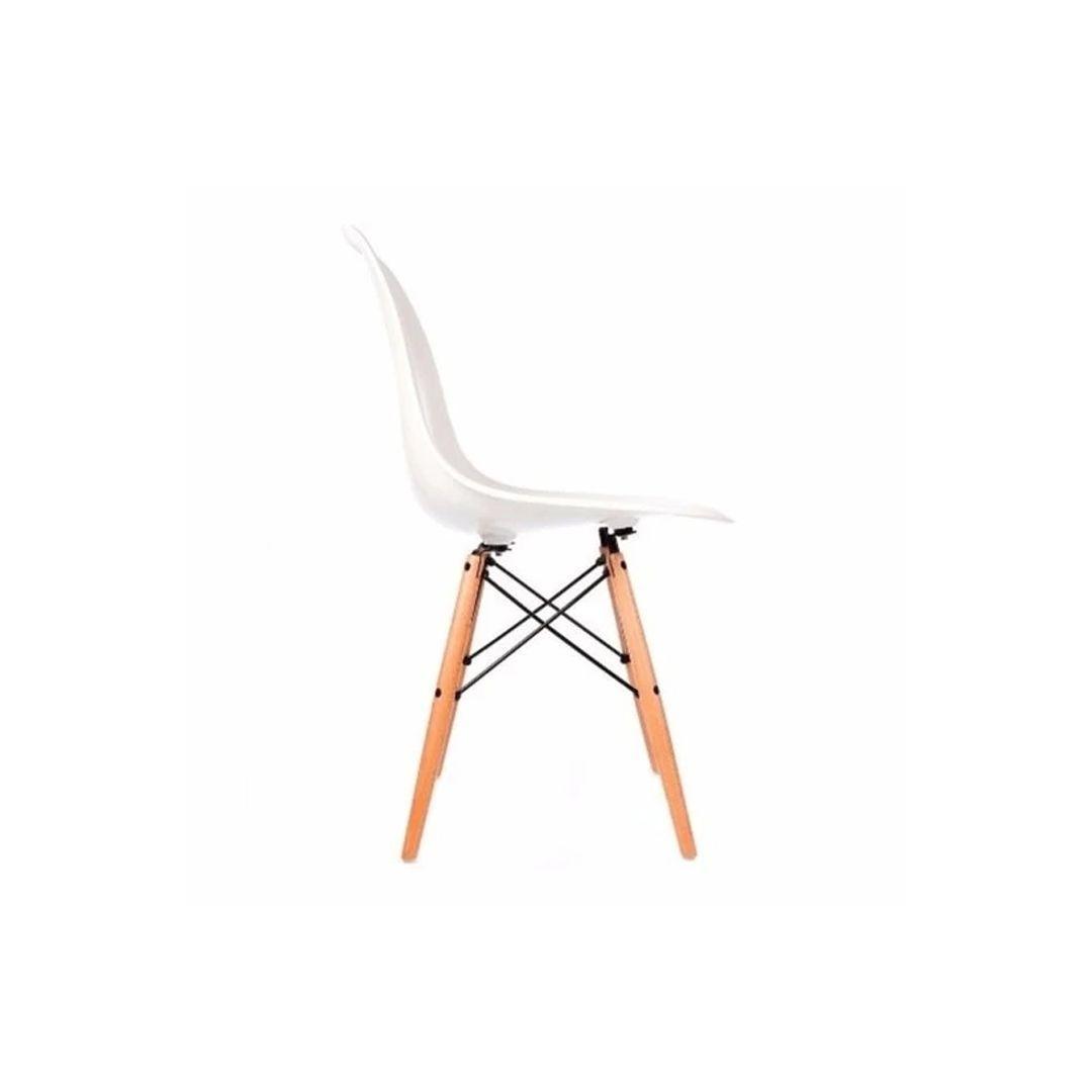Silla Estilo Eames White Pack 4 Unidades-3
