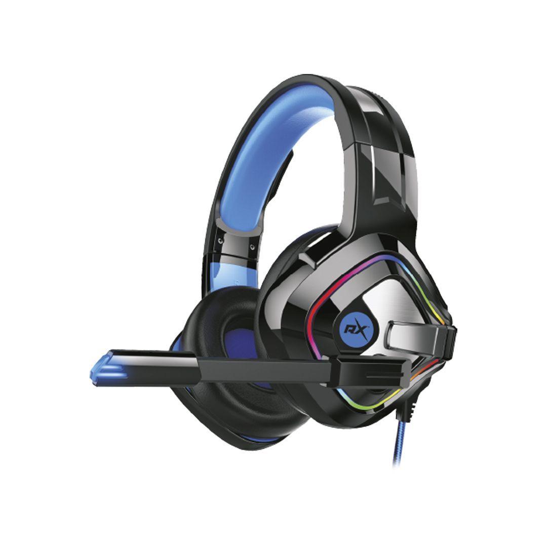 Audífonos Gamer Con Micrófono Y Control De Volumen Azul -0
