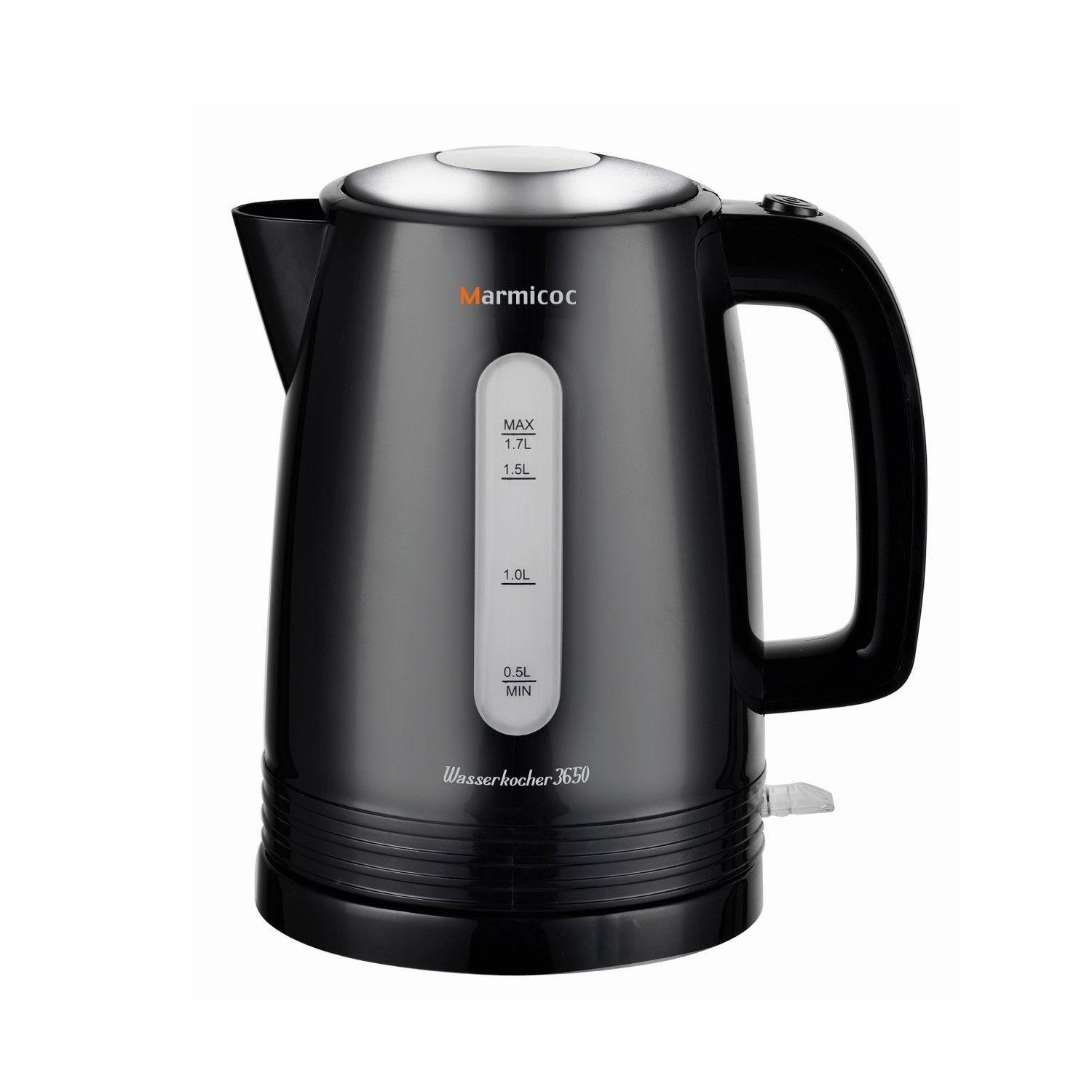 Hervidor De Agua 1,7 Lts. 2200 W Negro-0