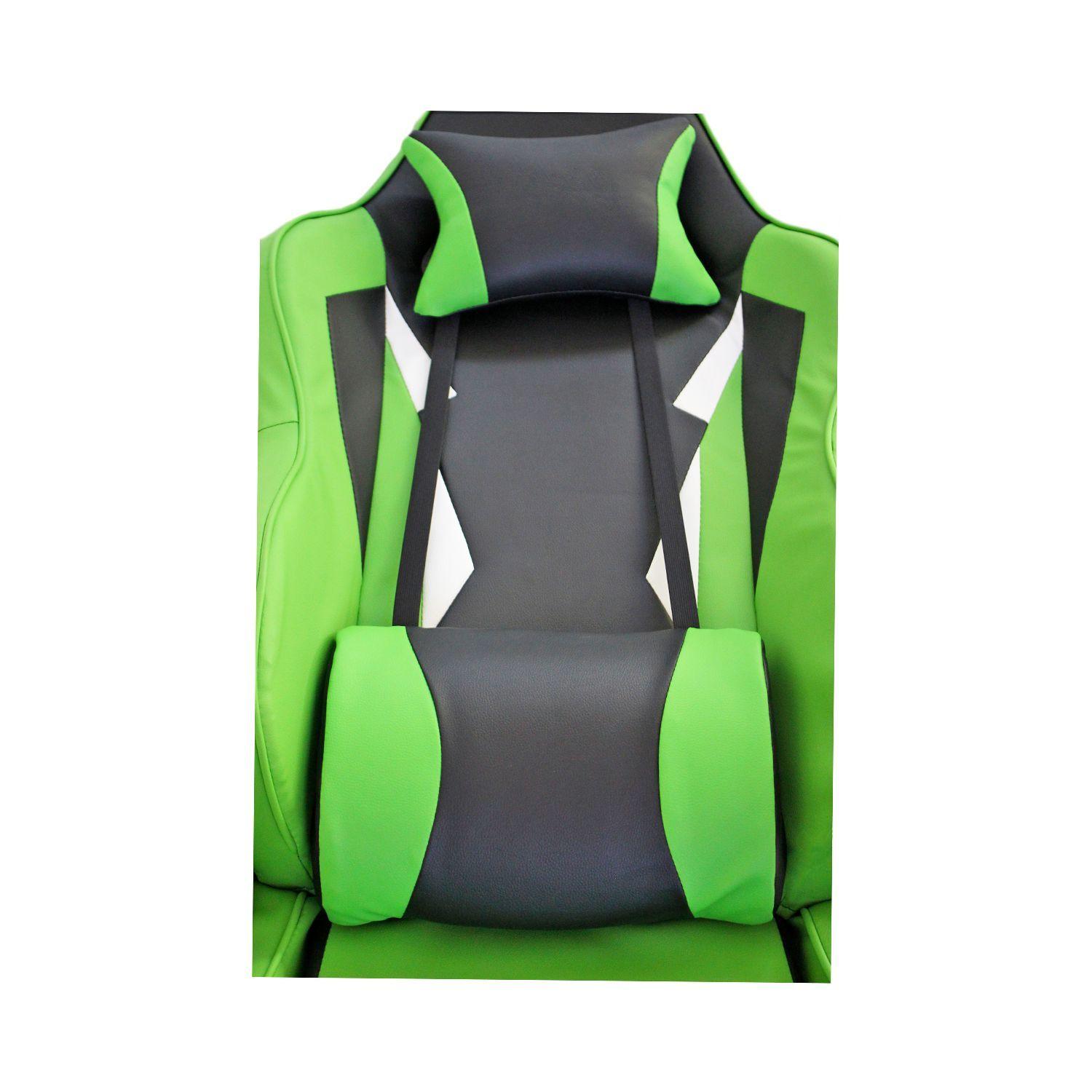 Silla Gamer Alta Gamma Reptilex Verde -3