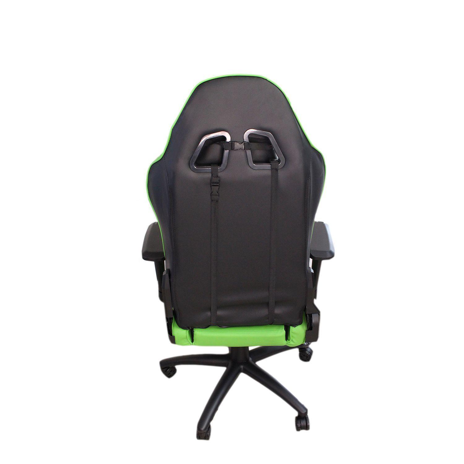 Silla Gamer Alta Gamma Reptilex Verde -2